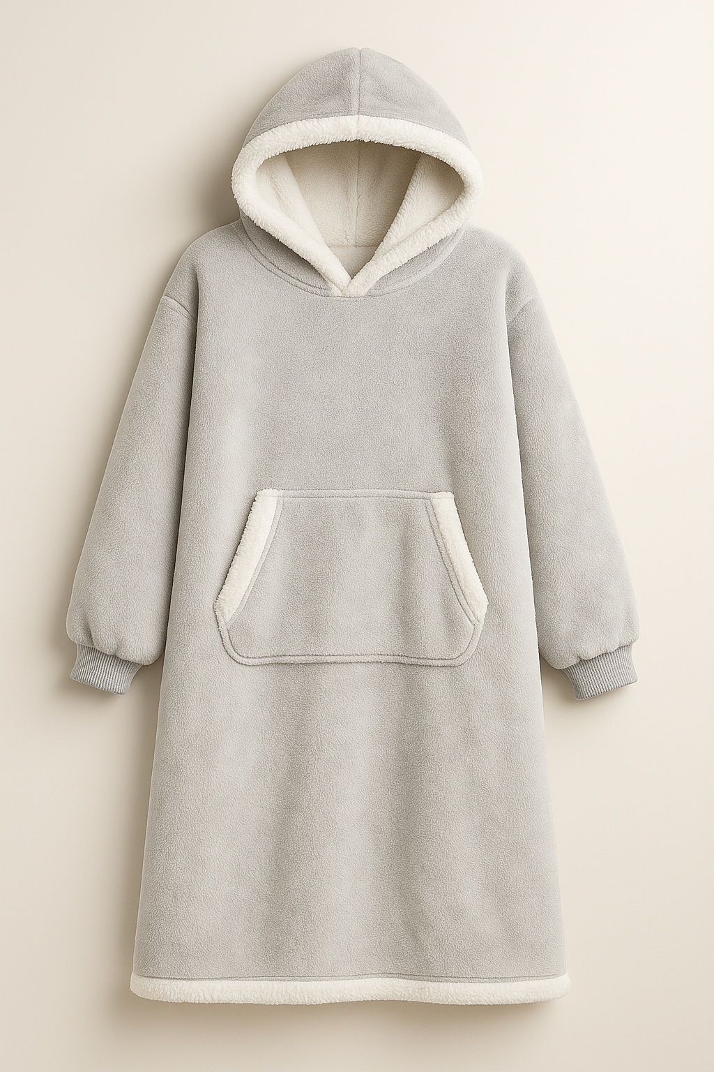 Snuggy | Coperta con Maniche e Cappuccio in Pile Morbido - Grigio - new_for_google - Concept Palermo