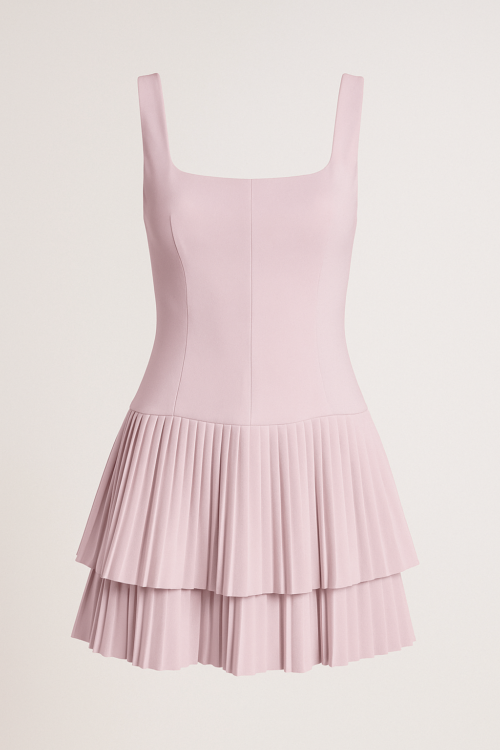 Giulia – Abito Corto con Gonna Plissé a Balze - Rosa - beyond impact black blue cathryn-d clothing coll:dresses coll:work_chic coll:workleisure daily dresses elegant flashsale2023 hm selected in_six_month inner sample invisible zipper joey select2 leisure memorial day sale no not_low_sales photo_model pink pleated red regular regular fit short sleeveless slight stretch spring square neck summer white women work woven fabric yellow - Concept Palermo