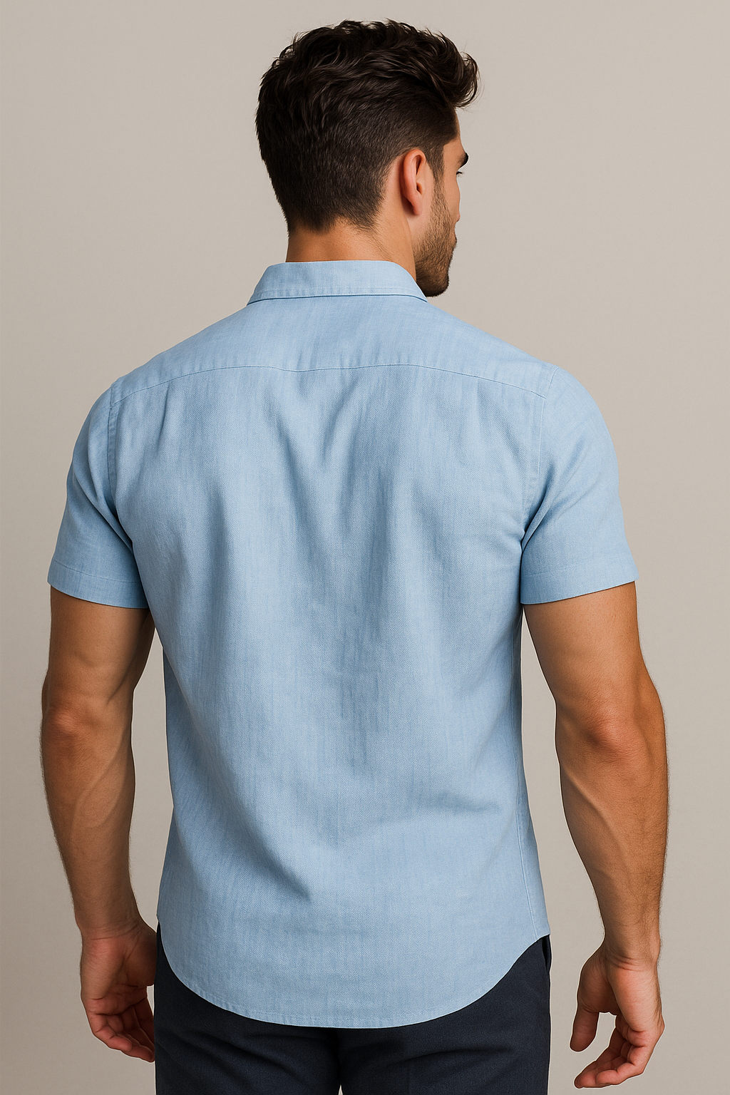 Vico | Camicia estiva da uomo in lino con maniche corte e tasche anteriori - - men's polo shirt shirts & polos Shirts und Polos - Concept Palermo