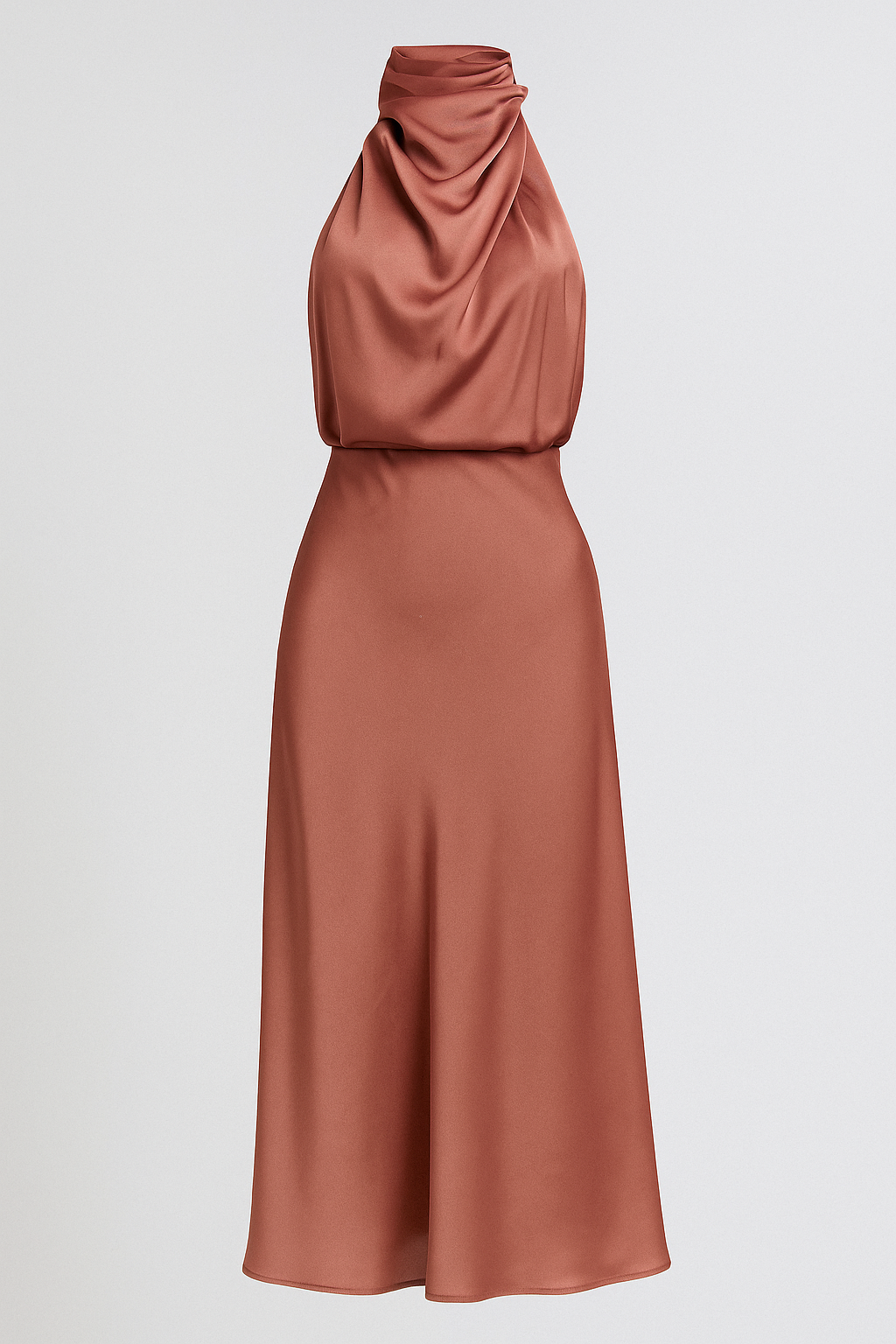 Olivia– Vestito elegante da donna – Leggero, alla moda e perfetto per ogni occasione - Salmone - dress gmc160325 win050325 WOMEN - Concept Palermo