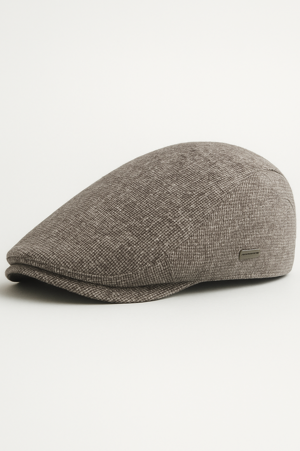 Milano | Cappello piatto classico in tessuto misto cotone beige - Grigio Chiaro 56-61cm Regolabile - Featured Flat caps Sale - Concept Palermo