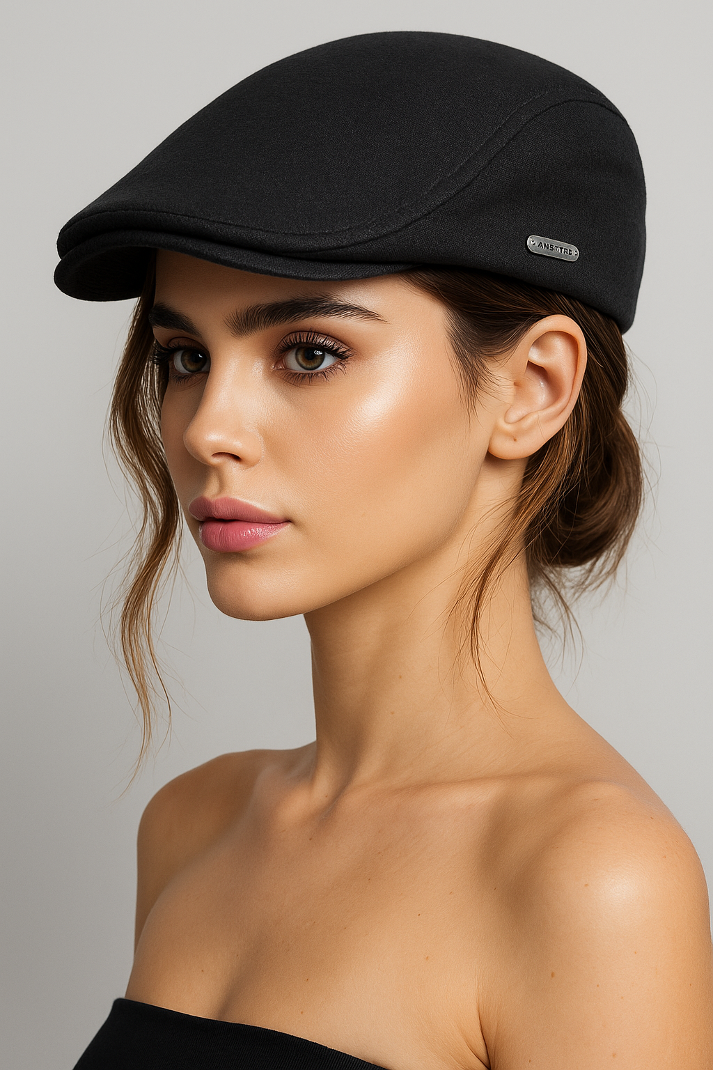 Milano | Cappello piatto classico in tessuto misto cotone beige - - Featured Flat caps Sale - Concept Palermo