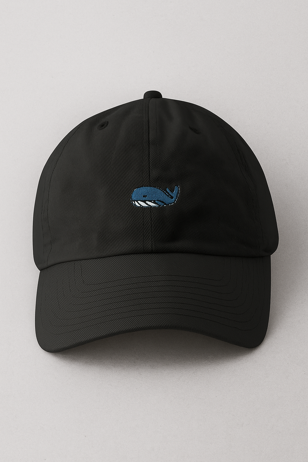 Whaley Cool | Cappello con motivo di balena ricamato - Nero scuro - animal-whale fashion hats unisex - Concept Palermo