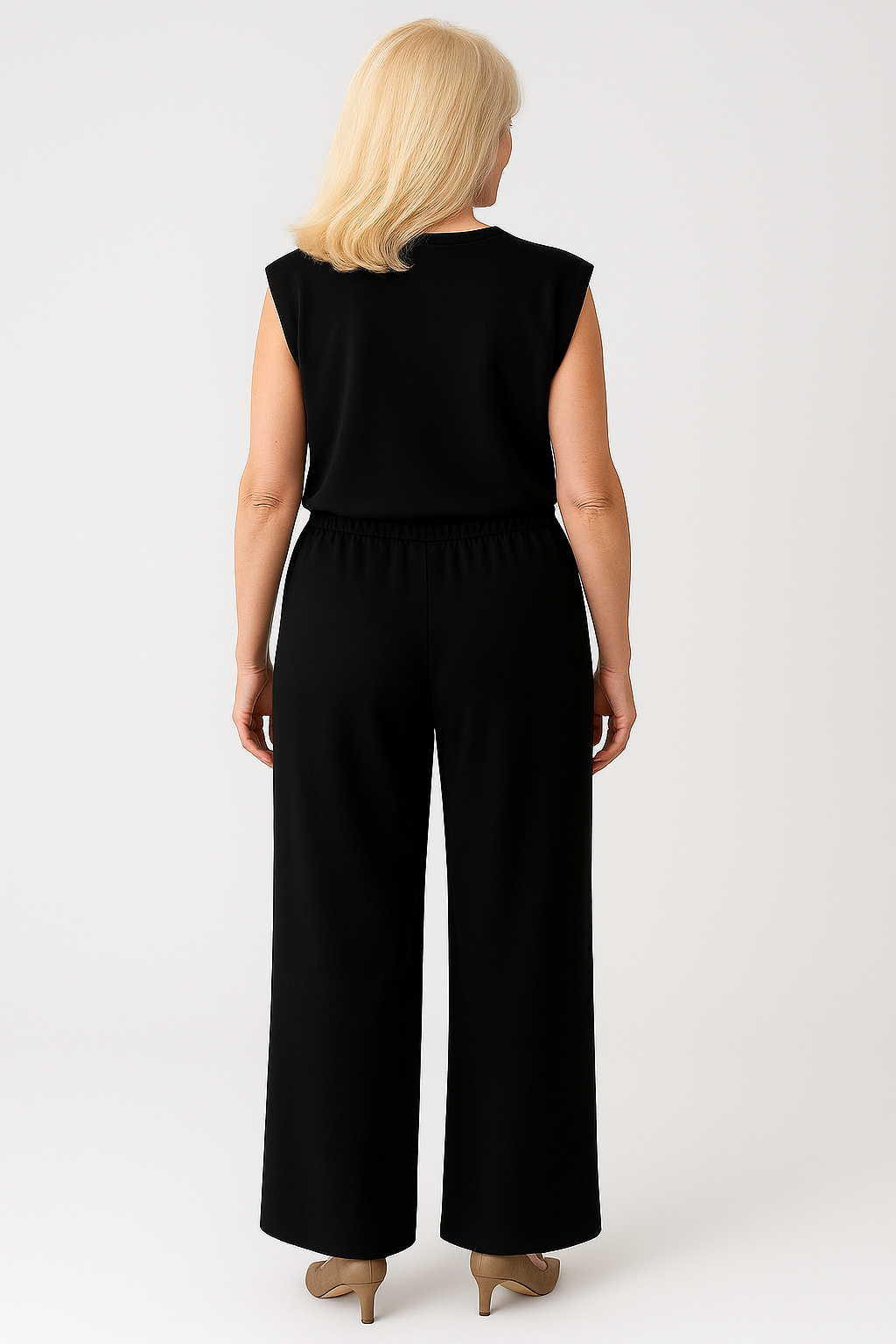 Abbey | Completo Donna Elegante Due Pezzi - - abbigliamento casual elegante blusa spalle scese completo due pezzi eleganza donna moda femminile outfit moda pantaloni ampi set sofisticato Silka leggero vestiti per ogni occasione - Concept Palermo