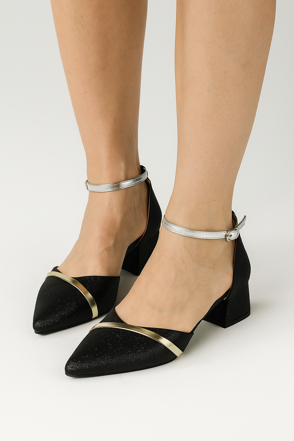 Helena | Scarpe décolleté eleganti con tacco blocco in colori raffinati - - Frauen Sandalen Summer - Concept Palermo