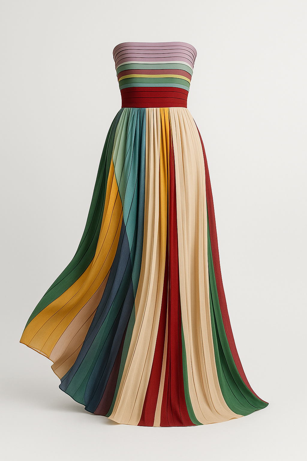 Katrina | Abito Estivo Comodo Multicolore Donna - Multicolor - abbigliamento casual abito estivo abito leggero abito multicolore abito versatile ki'inò moda estiva outfit estivo vestito comodo vestito fatto a mano - Concept Palermo