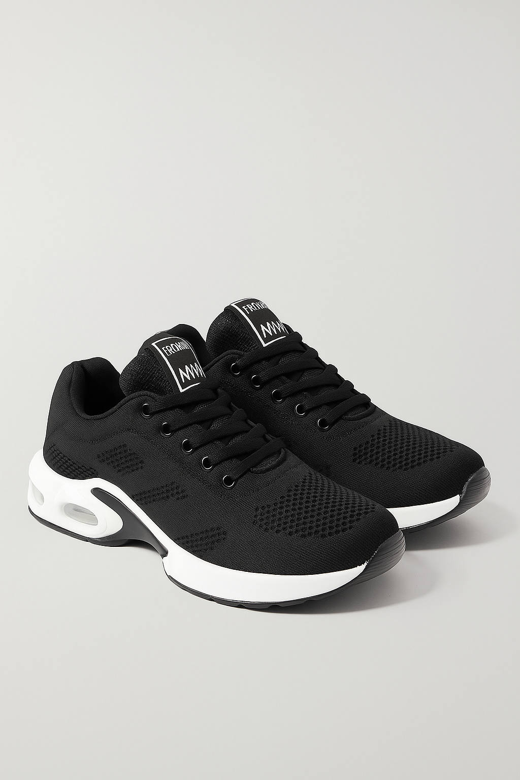 Irlandese | Sneakers da donna con suola con cuscinetto d'aria e rete traspirante - Nera - shoes shoes woman WOMEN womens shoes - Concept Palermo
