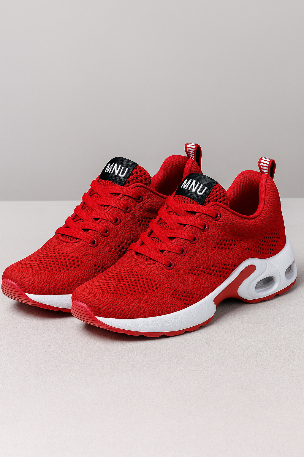 Irlandese | Sneakers da donna con suola con cuscinetto d'aria e rete traspirante - Rossa - shoes shoes woman WOMEN womens shoes - Concept Palermo