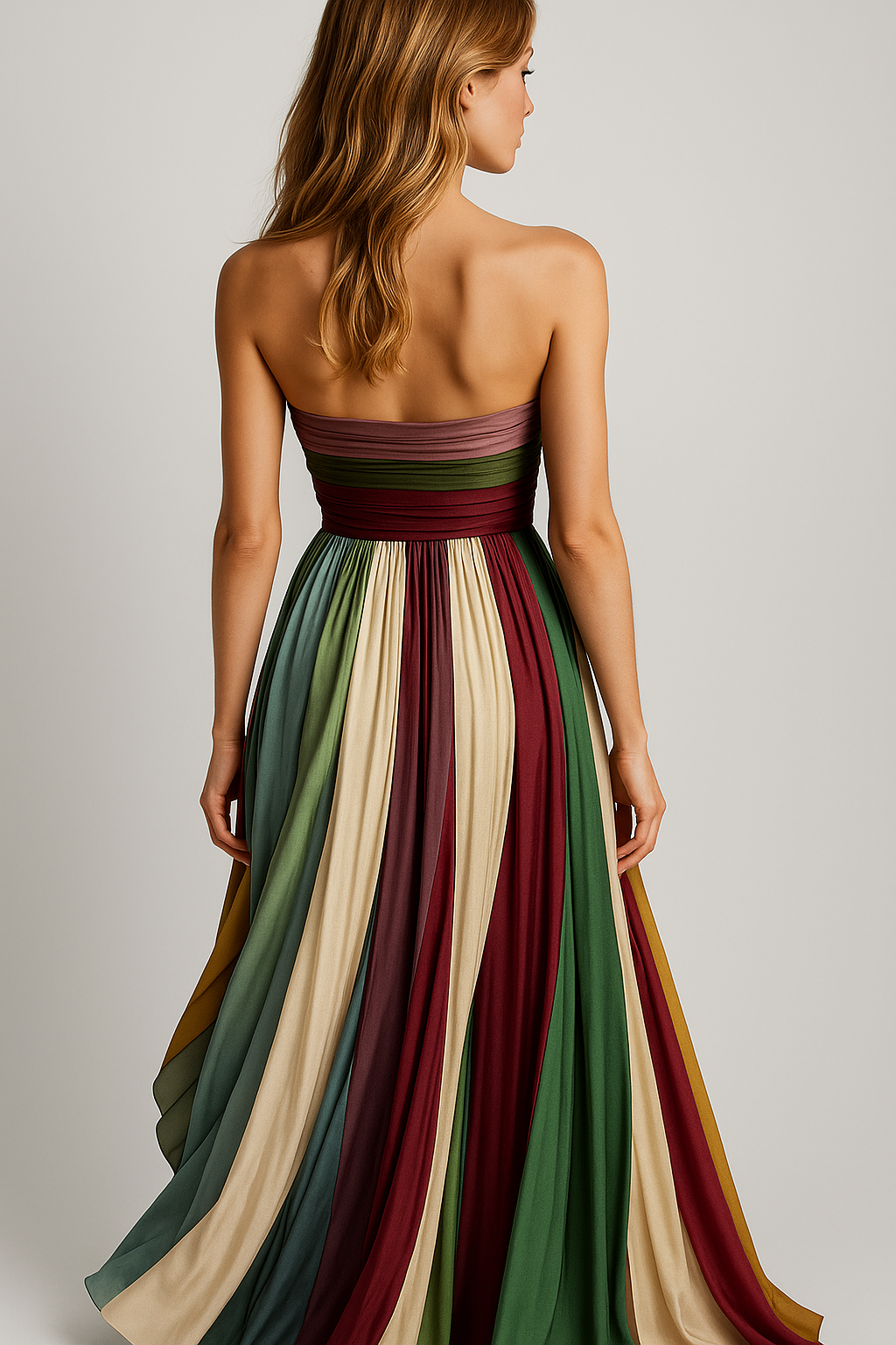 Katrina | Abito Estivo Comodo Multicolore Donna - - abbigliamento casual abito estivo abito leggero abito multicolore abito versatile ki'inò moda estiva outfit estivo vestito comodo vestito fatto a mano - Concept Palermo