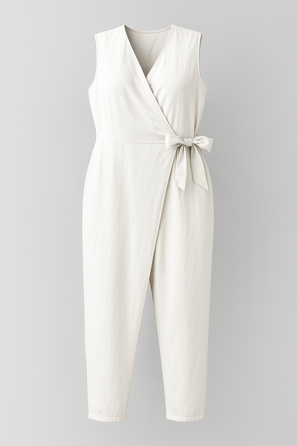 Leona | Jumpsuit Donna Elegante Senza Maniche - Bianco - abbigliamento femminile combinazione di stile e comfort davvero facile da indossare jumpsuit elegante jumpsuit estiva jumpsuit in vari colori jumpsuit senza maniche jumpsuit versatile outfit per occasioni speciali taglie disponibili jumpsuit - Concept Palermo