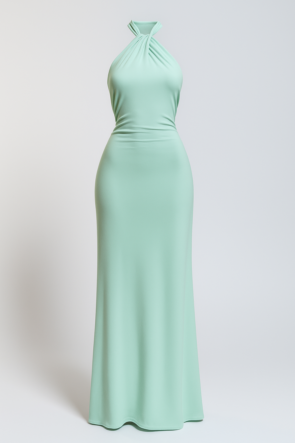 Isabel | Abito Maxi Elegante con Scollo All’Americana - Blu Verde - abbigliamento serale abito aderente abito maxi elegante look sofisticato moda donna outfit da matrimonio scollo all'americana stile elegante tessuto elasticizzato vestito da cerimonia - Concept Palermo