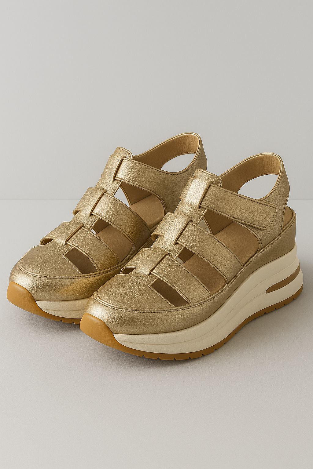 Kimberly | Sandali Donna Comodi Antiscivolo Estivi - Oro - accessori moda estiva calzature traspiranti footwear estivo moda estiva sandali antiscivolo sandali comodi donna sandali eleganti sandali estivi sandali versatili suola ergonomica - Concept Palermo