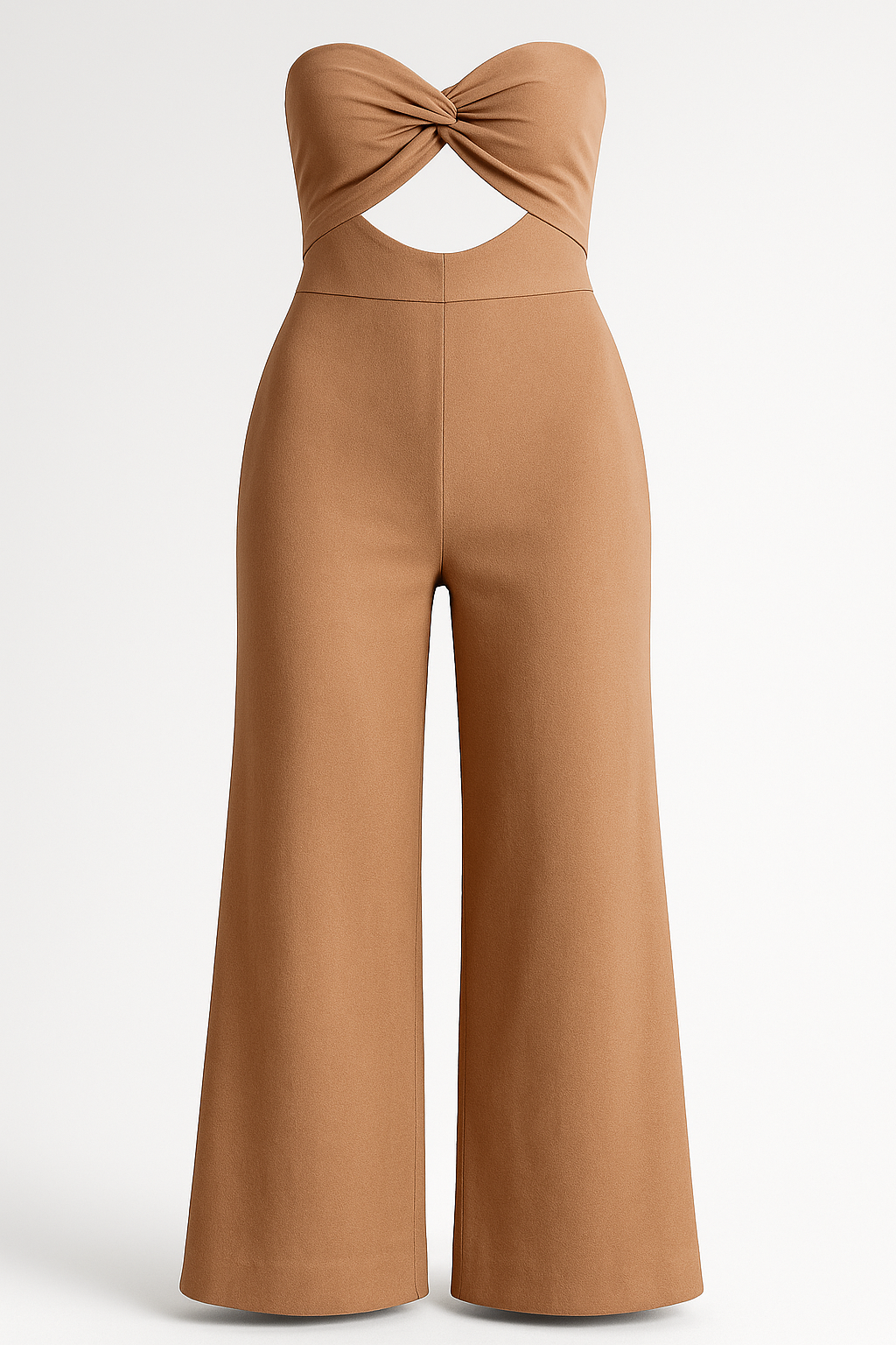 Brenda | Tuta Elegante Donna Comoda e Stile - Fango - abbigliamento all'anno abbigliamento donna abbinamenti facili moda contemporanea tuta casual tuta elegante tuta formale tuta poliestere tuta versatile vestibilità comoda - Concept Palermo