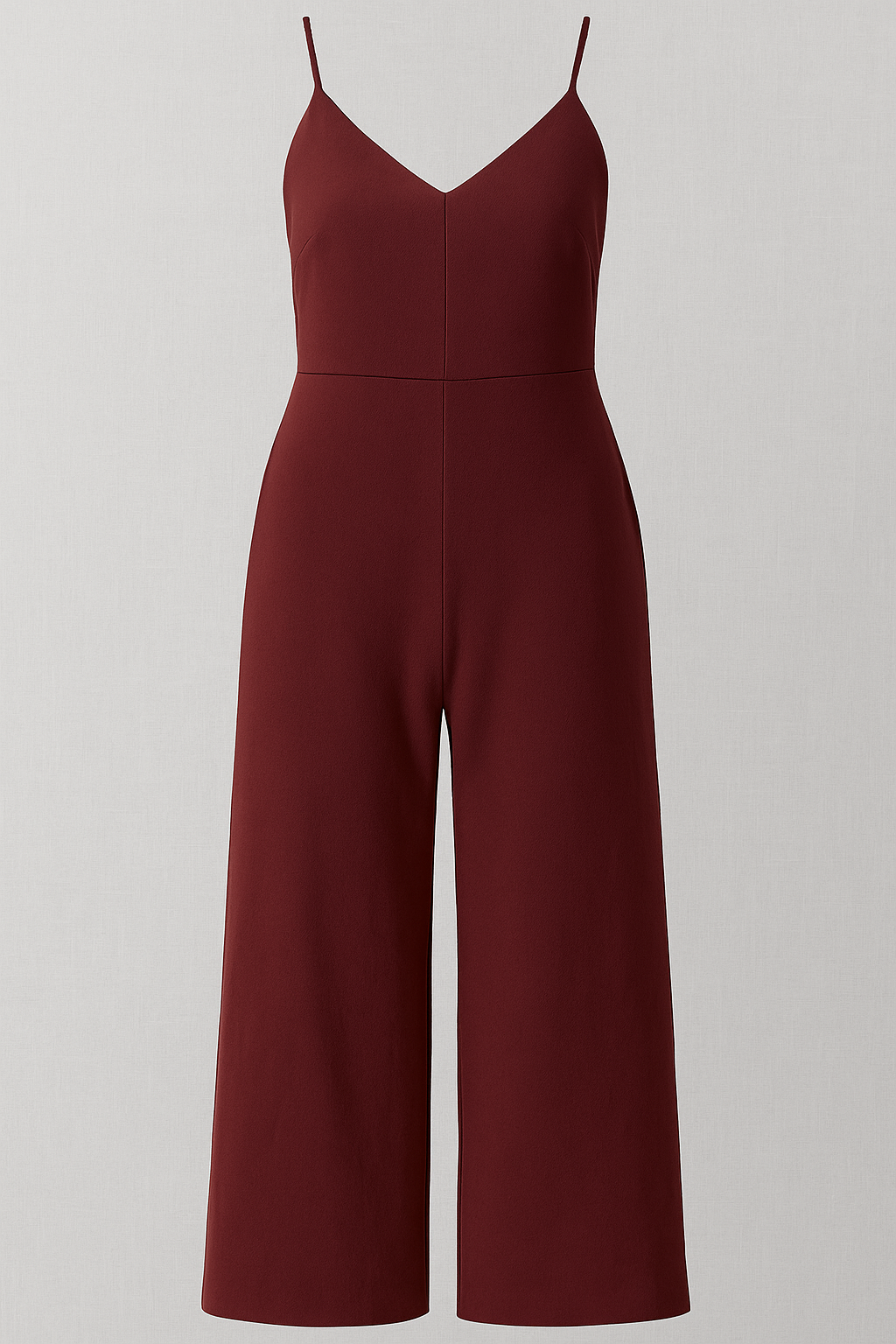 Maribel | Tuta Elegante Donna Senza Maniche - Bordo - abito estivo completo elegante moda donna outfit versatile tuta casual tuta con zip tuta elegante tuta in poliestere tuta per eventi vestito senza maniche - Concept Palermo