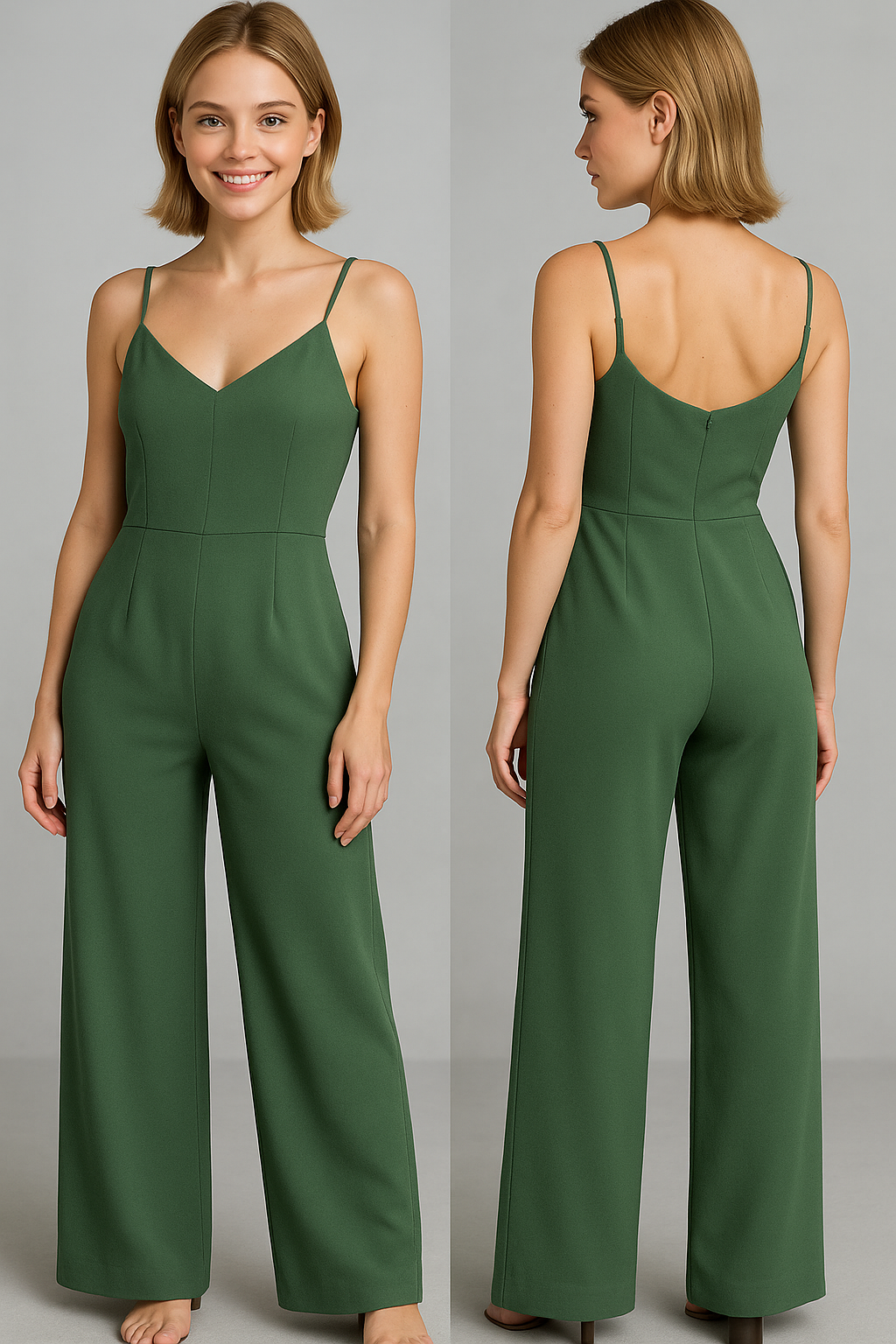 Maribel | Tuta Elegante Donna Senza Maniche - - abito estivo completo elegante moda donna outfit versatile tuta casual tuta con zip tuta elegante tuta in poliestere tuta per eventi vestito senza maniche - Concept Palermo