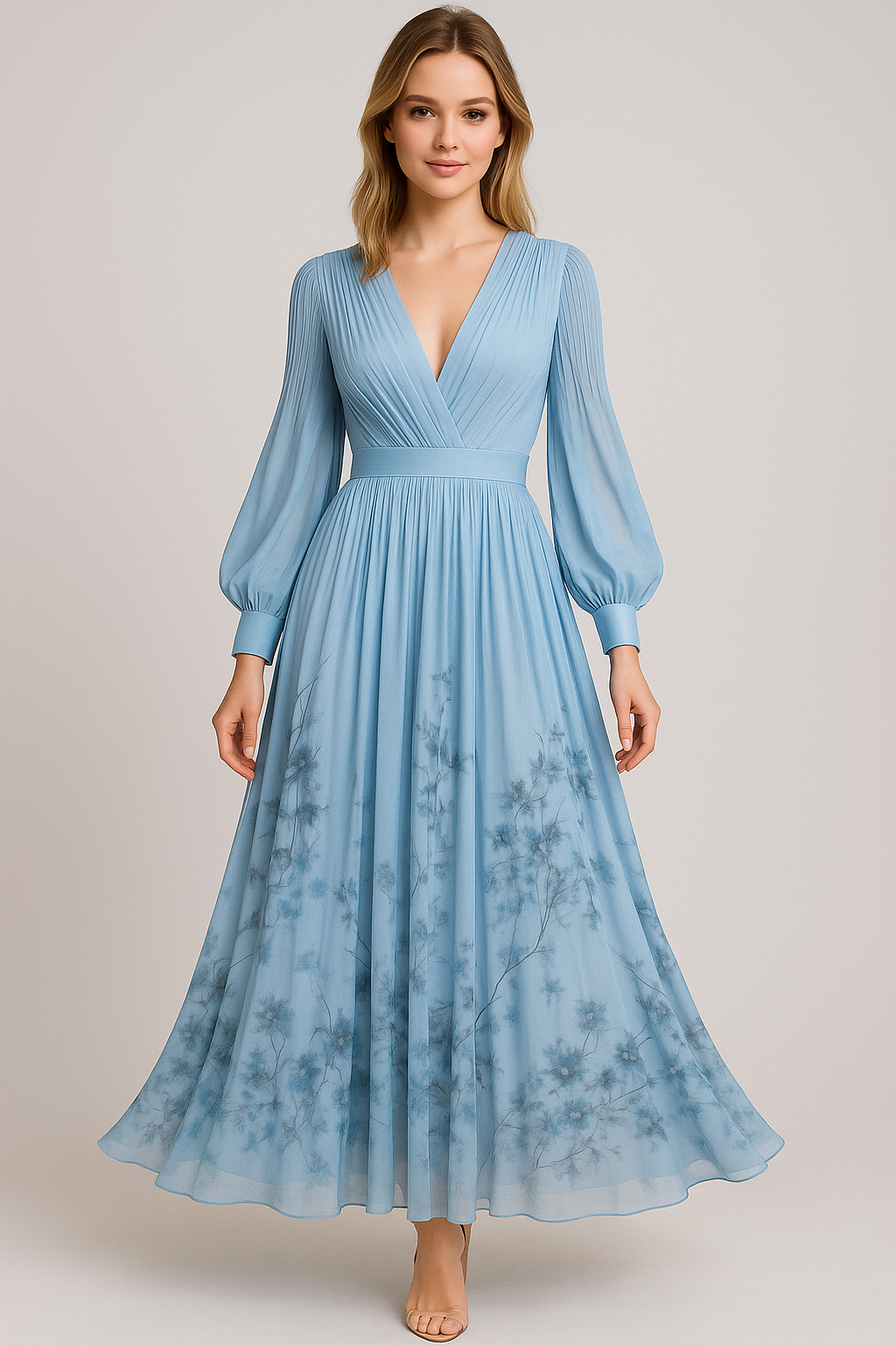 Amanda | Abito Da Donna Elegante Maxi Leggero - - abbigliamento estivo abito da donna abito elegante abito estivo abito senza maniche design versatile maxi abito leggero moda estiva tessuto traspirante vestito estivo - Concept Palermo