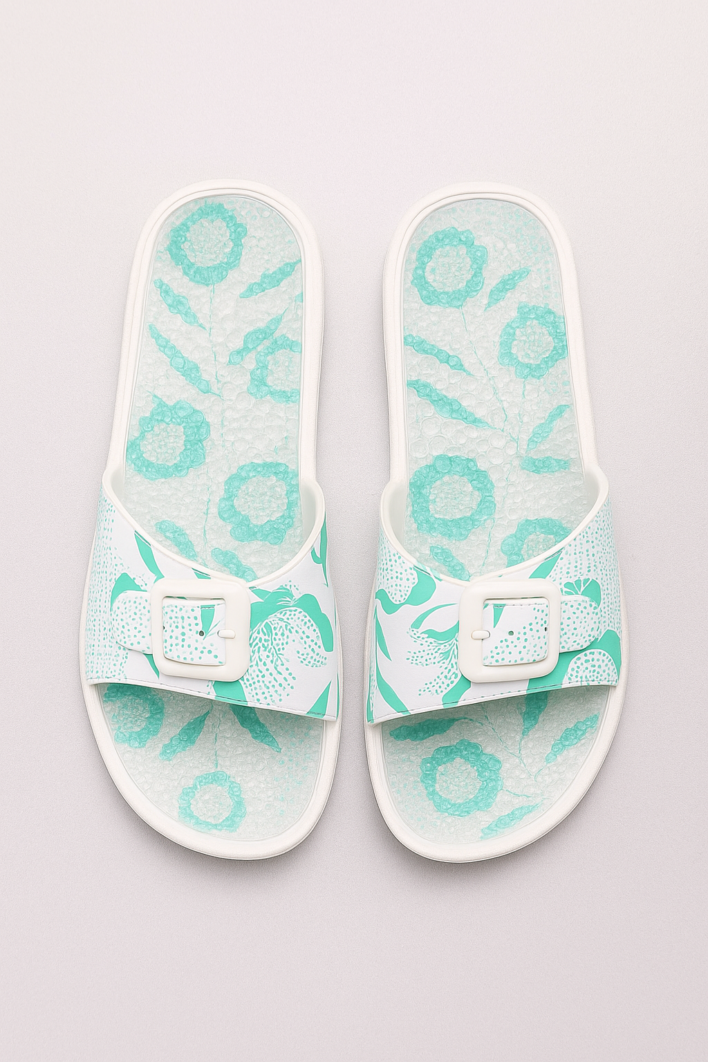 Amora | Sandali da bagno da donna Wellness con plantare massaggiante - - aqua casual flat General Comfort sandals white womens - Concept Palermo