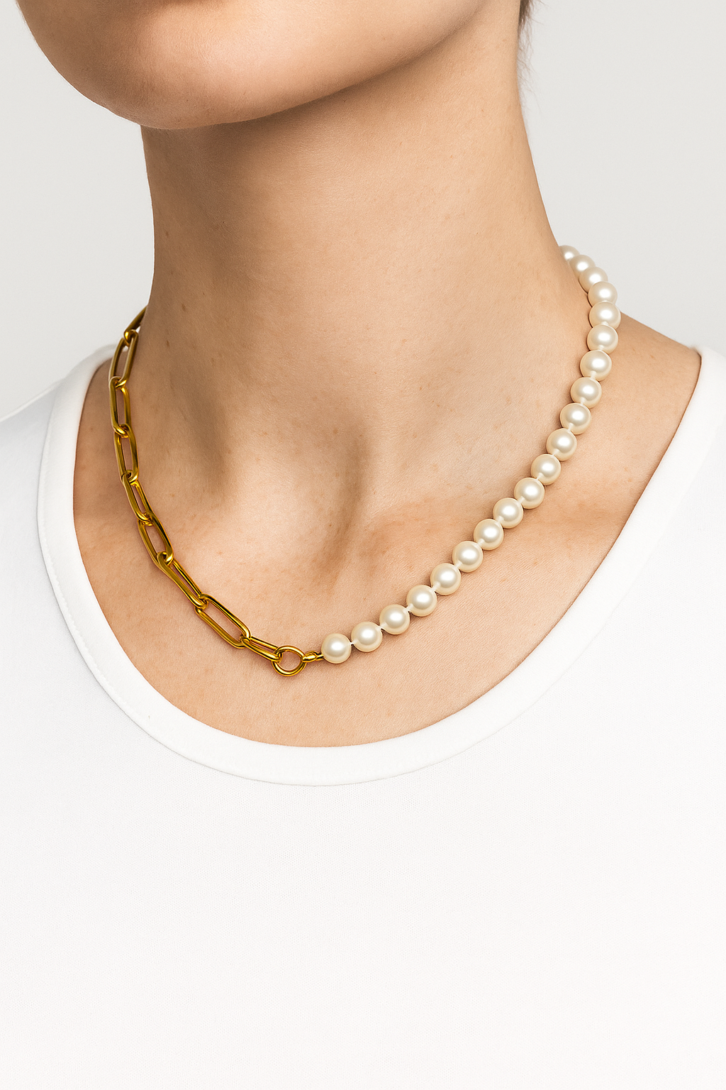 Louis | Collana a maglie miste con catenina - - fashion Fashion Necklaces necklace for men NECKLACES - Concept Palermo