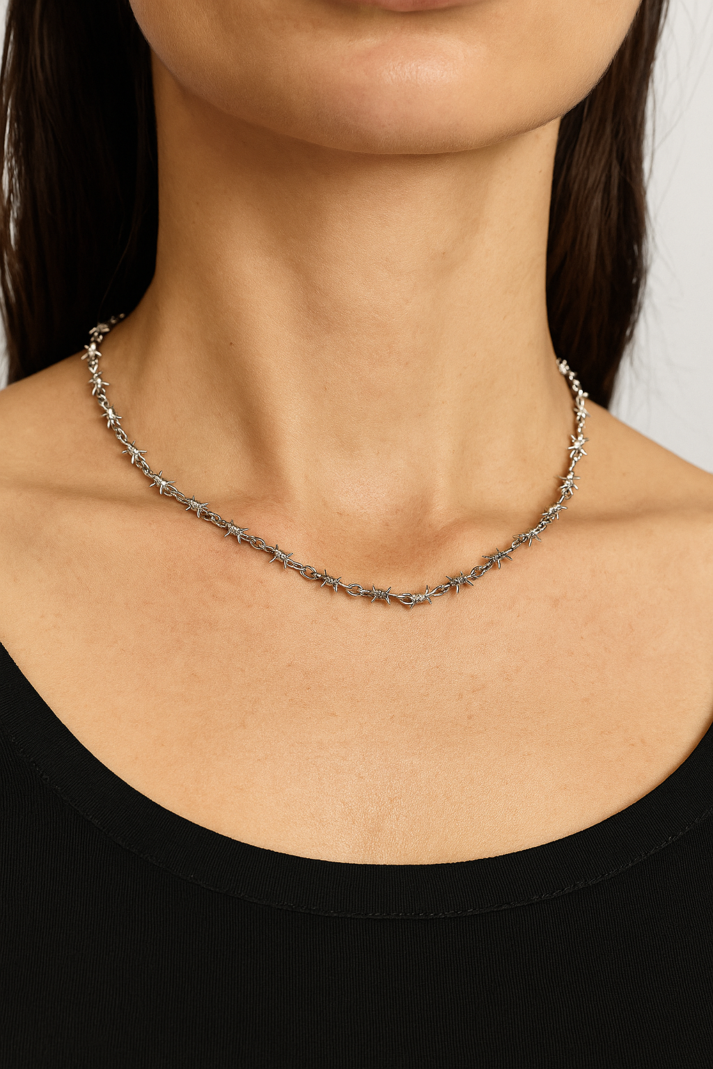 Avah | Recinzione in filo chain in acciaio colato - - mens accessory mens jhewelry necklace for men - Concept Palermo