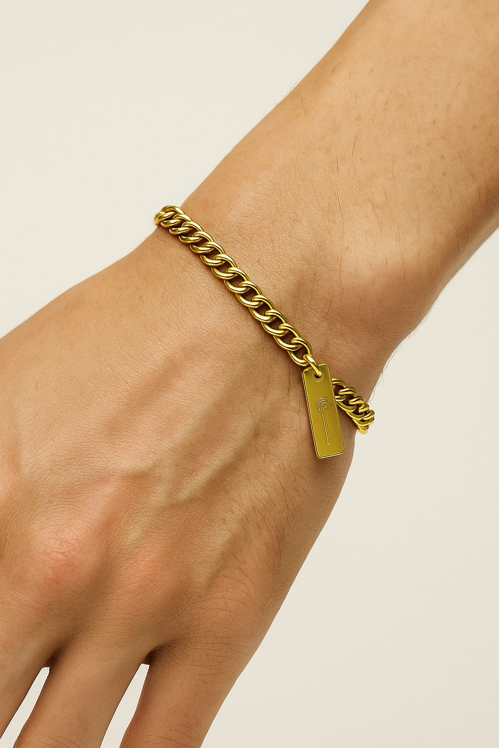 Elias | Braccialetto classico cubano elegante in oro o argento - - BRACELET bracelet for men bracelets for women - Concept Palermo