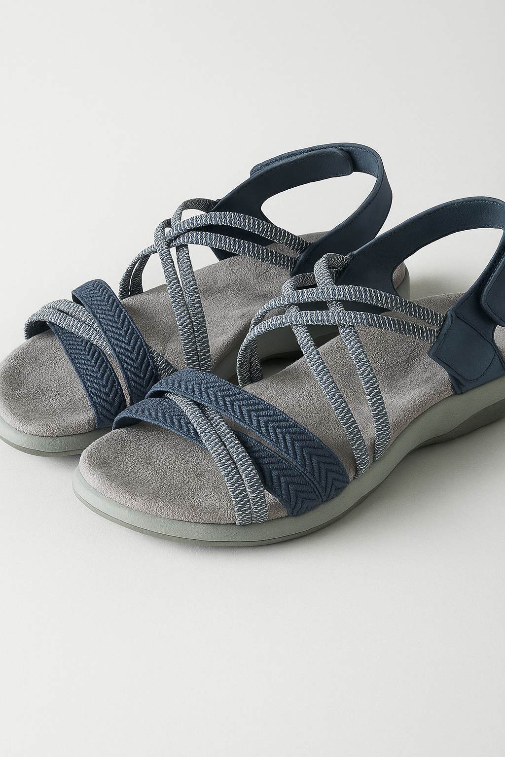 Corinne | sandali da passeggio casual all'aperto per donna con cinturini regolabili - Blu reale - Sandals women - Concept Palermo