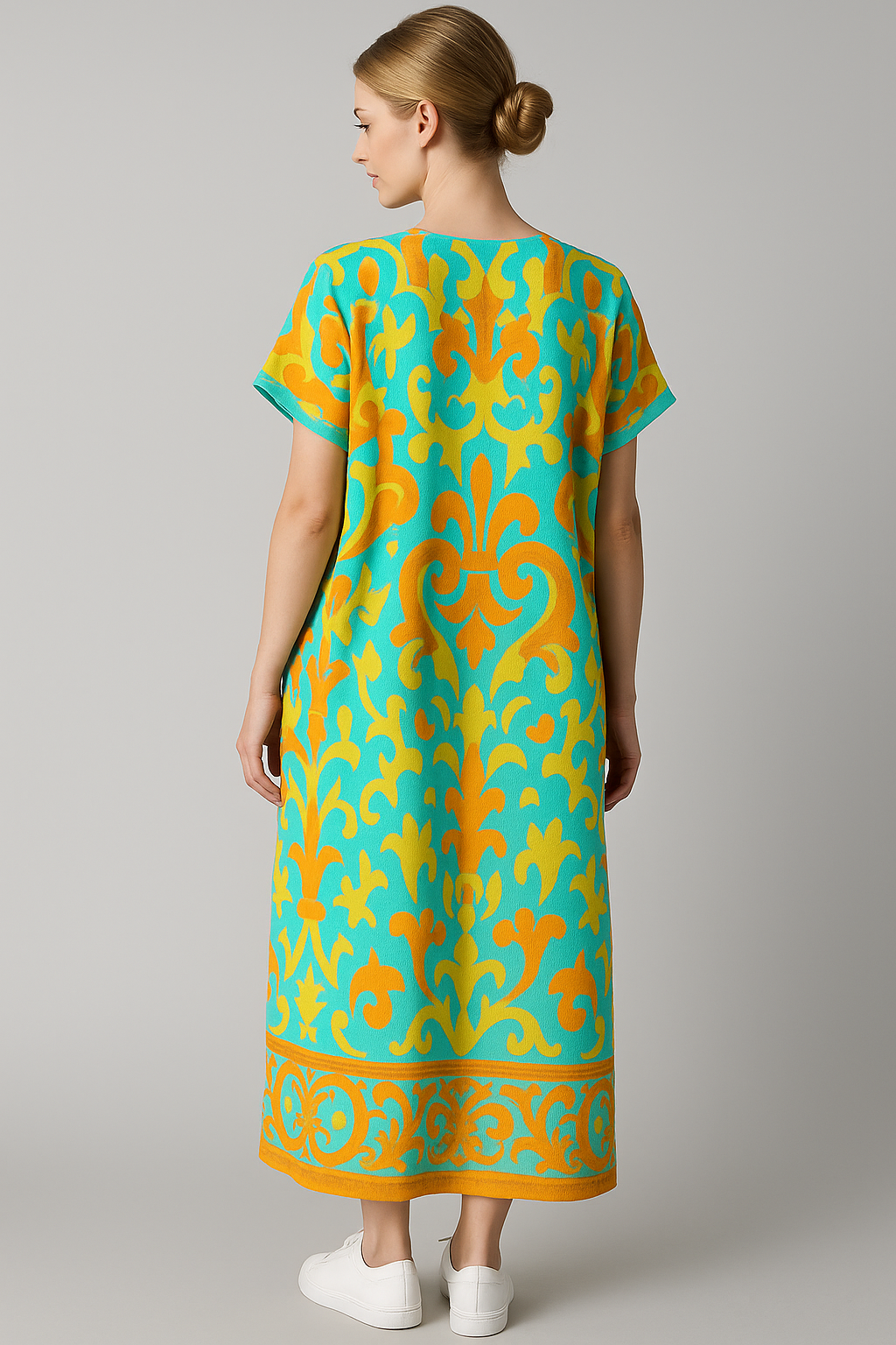 Nova | Abito Donna Elegante con Stampa Floreale - - abito elegante abito floreale abito leggero abito romantico abito senza maniche abito versatile eleganza femminile moda boho-chic vestito da cerimonia vestito primaverile - Concept Palermo