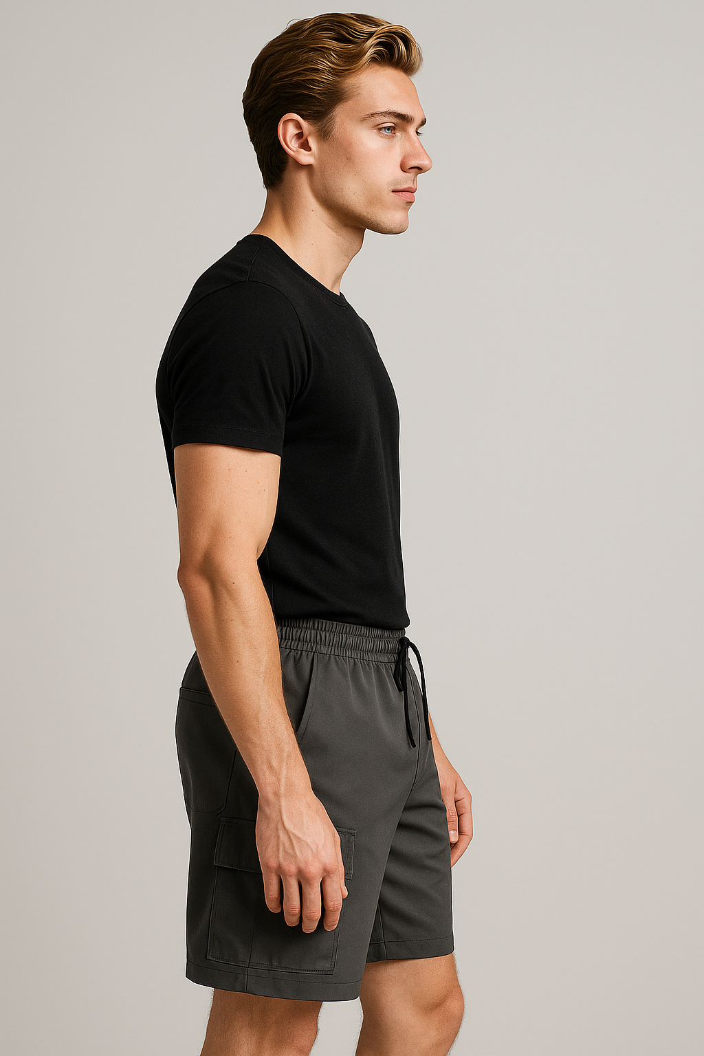 Lars | Pantaloncini cargo da uomo con tasca laterale - - komfortable Shorts short shorts for men - Concept Palermo