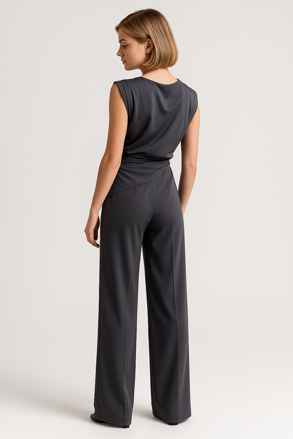 Bonnie | Set Elegante Due Pezzi per Donna - - abbigliamento versatile abito sofisticato design raffinato due pezzi donna moda femminile outfit elegante pantaloni a vita alta set da donna stile chic tessuto leggero - Concept Palermo