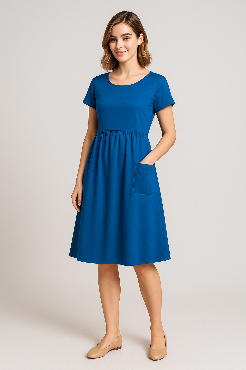 Eustasia | Vestito estivo casual con tasche - - cute summer dress Dresses female dress - Concept Palermo