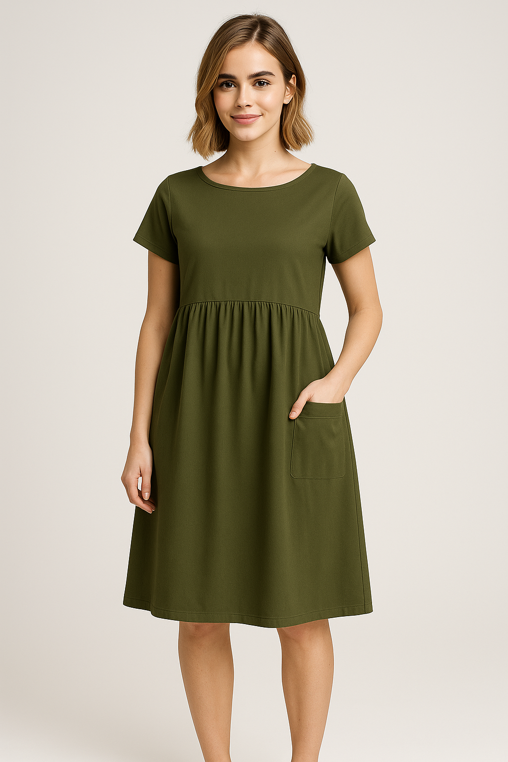 Eustasia | Vestito estivo casual con tasche - - cute summer dress Dresses female dress - Concept Palermo