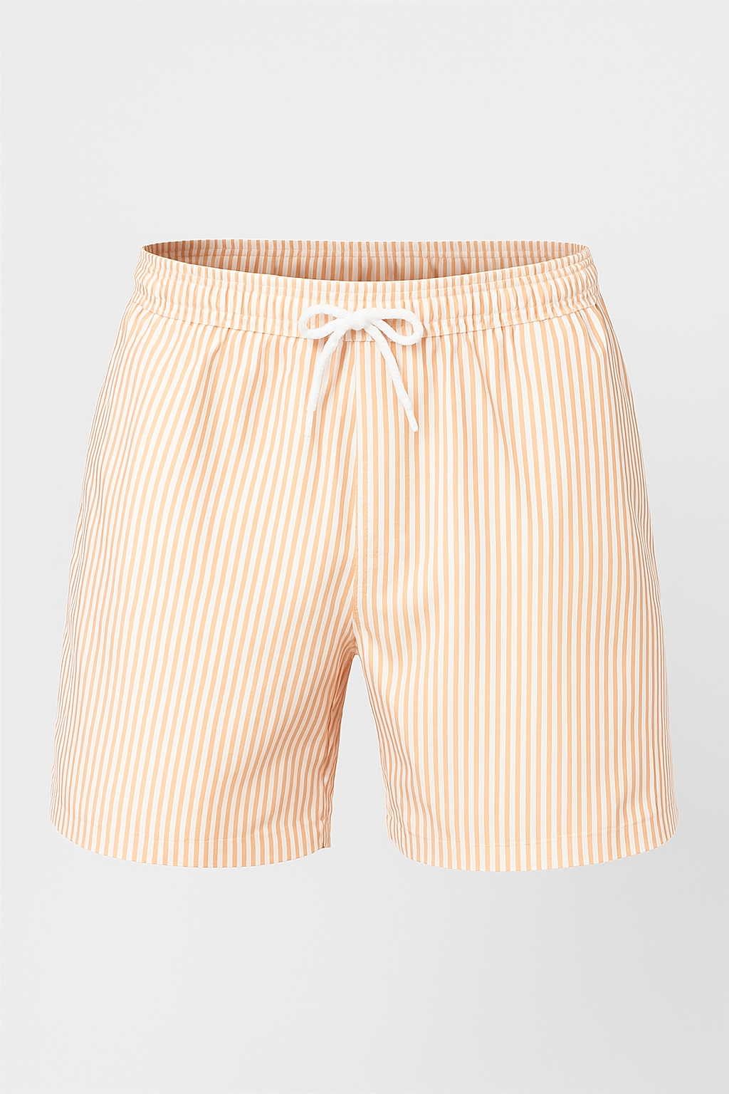 William | Shorts da bagno a righe per uomo – Leggeri, a rapida asciugatura e alla moda - Arancione - aktive Freizeitkleidung Badebekleidung Herren Badeshorts Herren gestreifte Badehose komfortable Badeshorts Kordelzug Badeshorts schnelltrockende Badehose schwimmen Shorts Sommermode Herren Strandoutfit Herren - Concept Palermo