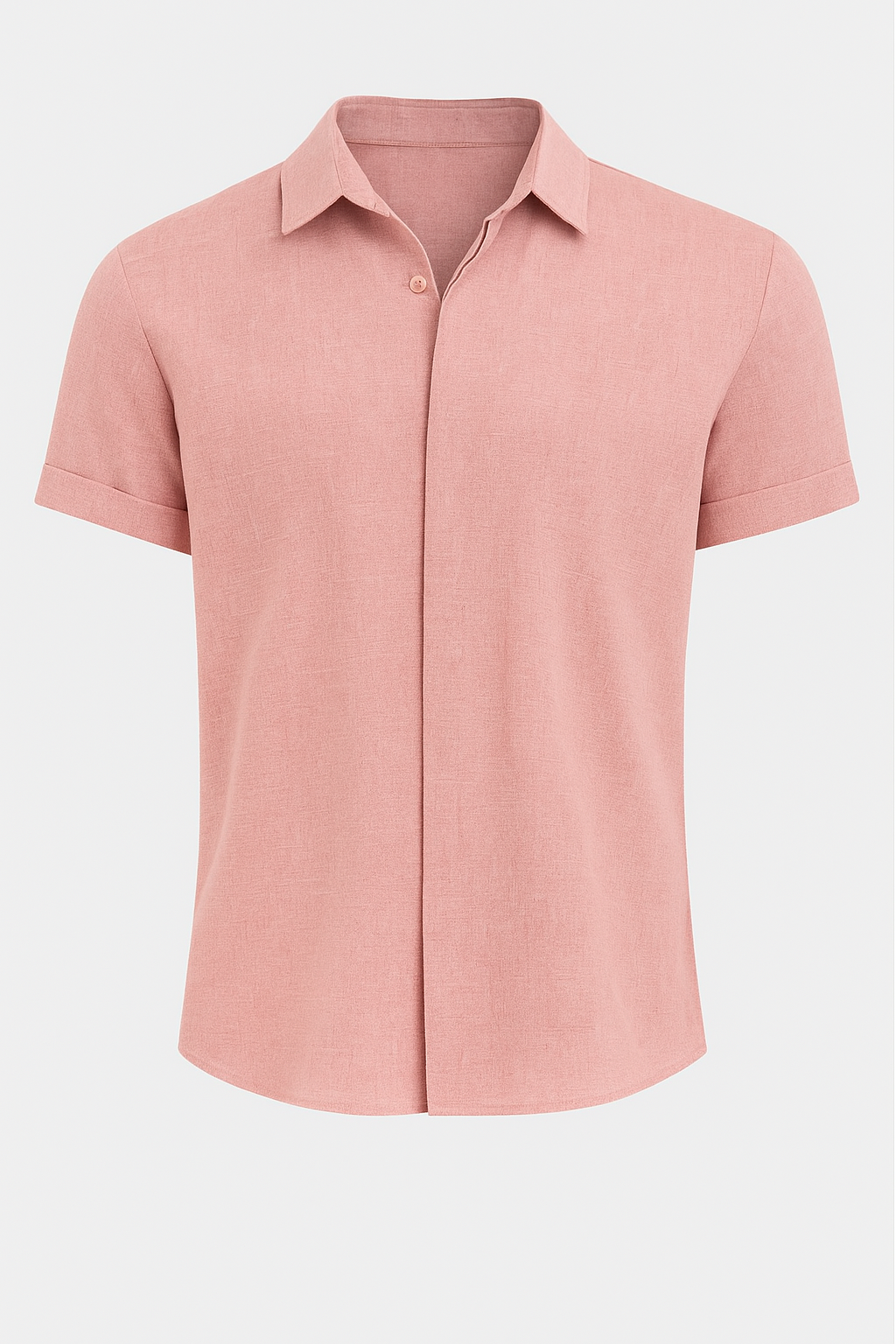 Liam | Camicia di lino da uomo – Leggera, comoda, estiva - Rosa - 300325 men tops win230325 - Concept Palermo