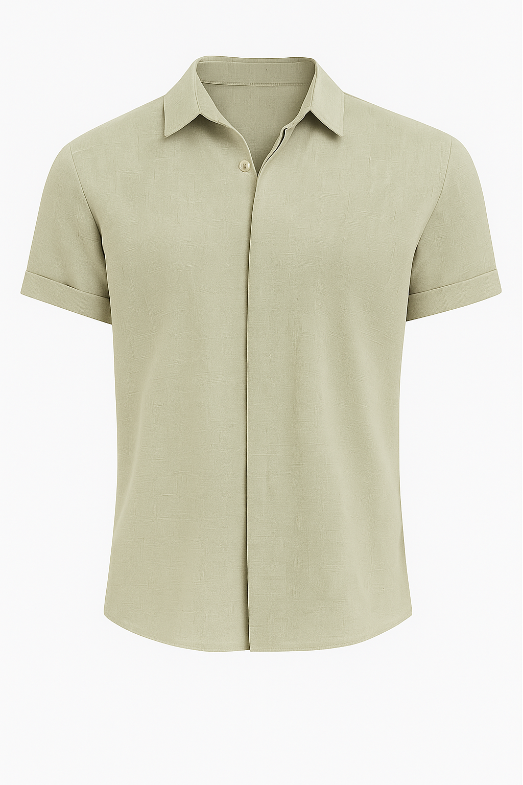 Liam | Camicia di lino da uomo – Leggera, comoda, estiva - Khaki - 300325 men tops win230325 - Concept Palermo