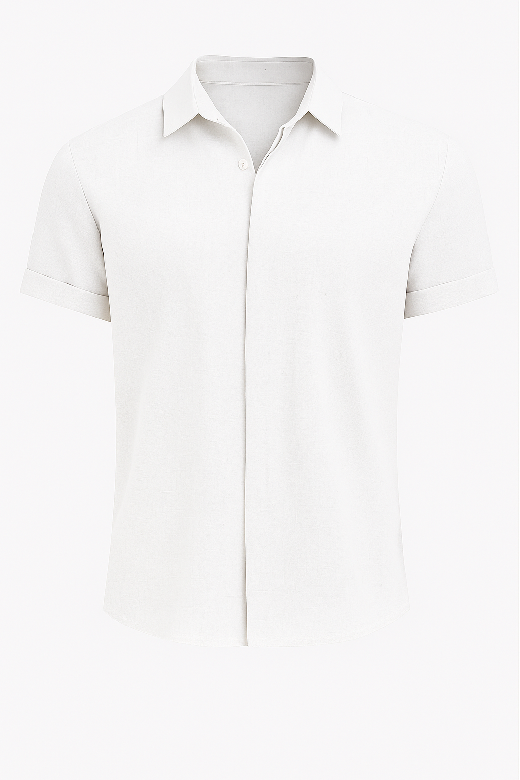 Liam | Camicia di lino da uomo – Leggera, comoda, estiva - Bianco - 300325 men tops win230325 - Concept Palermo