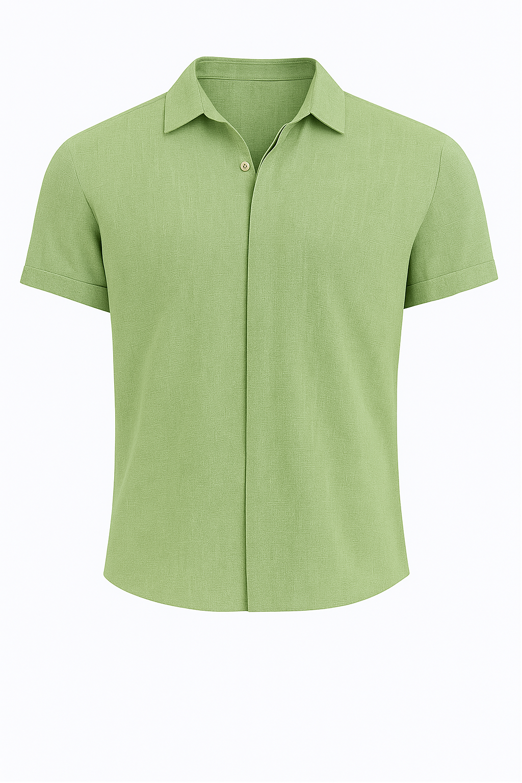 Liam | Camicia di lino da uomo – Leggera, comoda, estiva - Verde - 300325 men tops win230325 - Concept Palermo