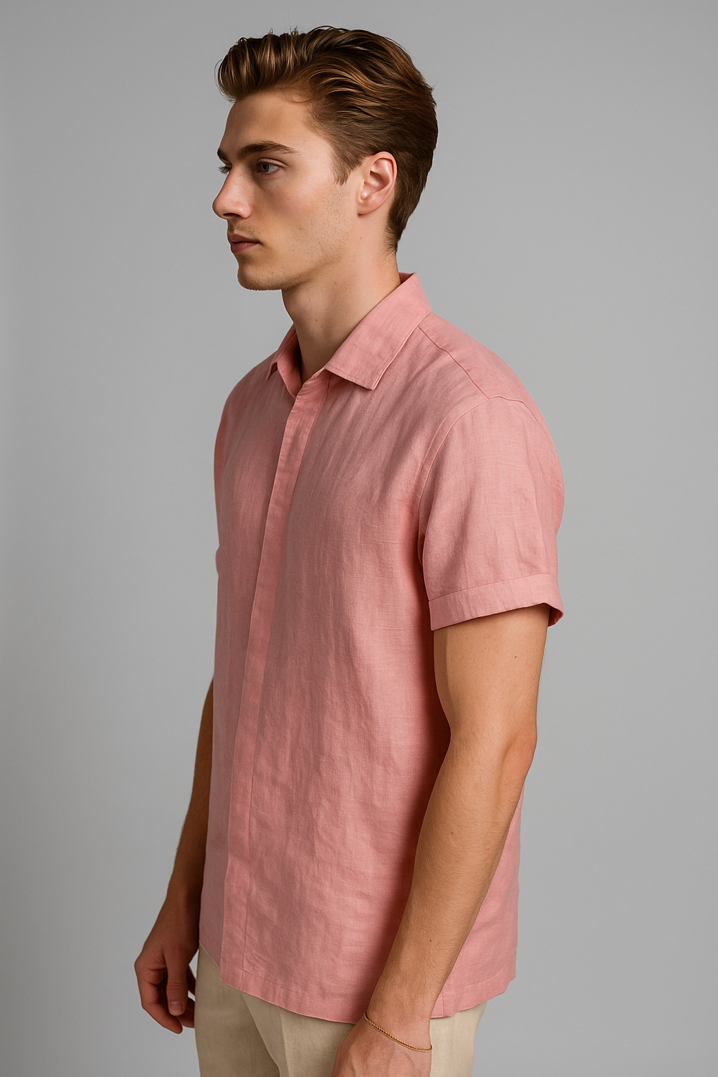 Liam | Camicia di lino da uomo – Leggera, comoda, estiva - - 300325 men tops win230325 - Concept Palermo