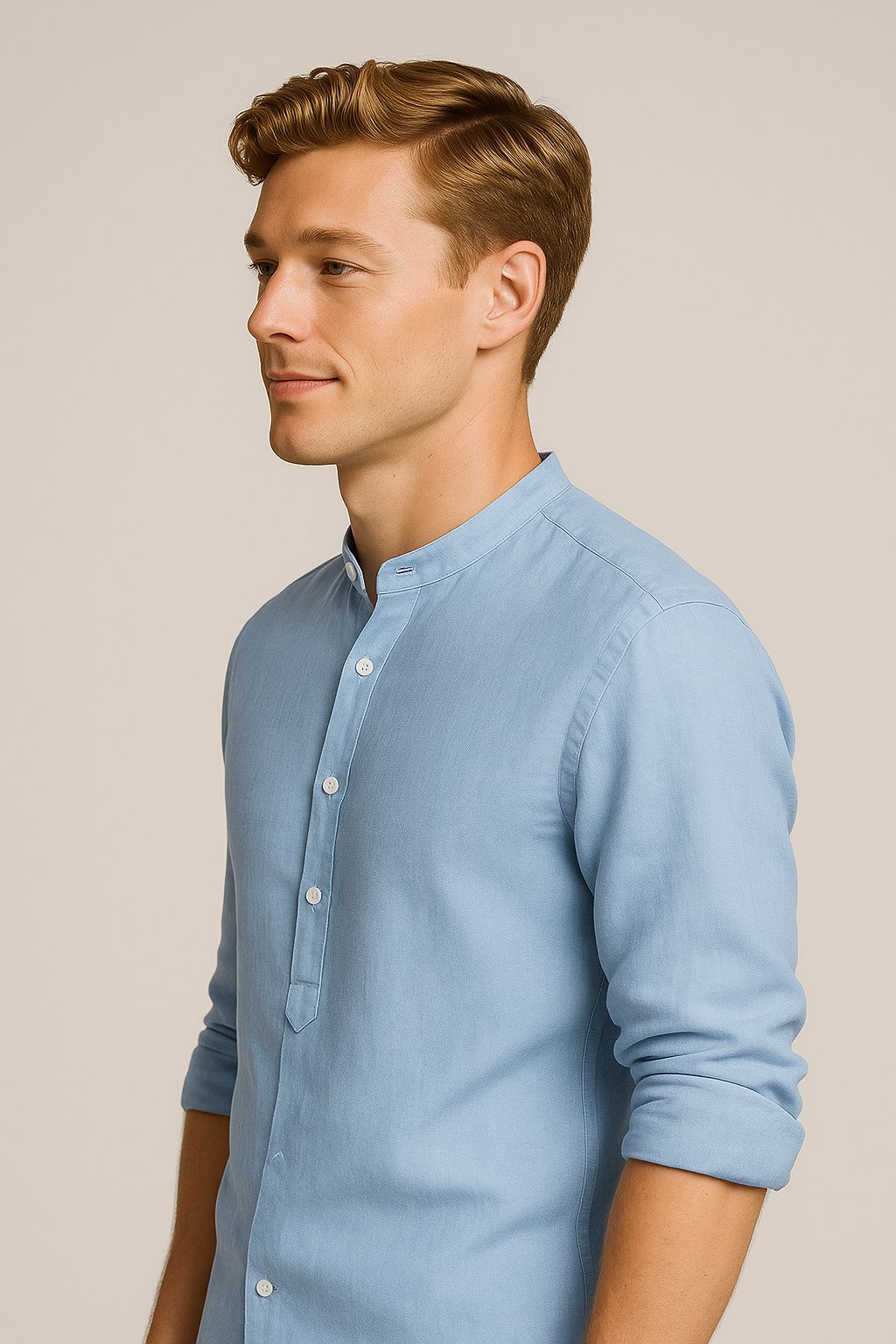 Alix | Camicia leggera da uomo in lino - - men Shirts - Concept Palermo