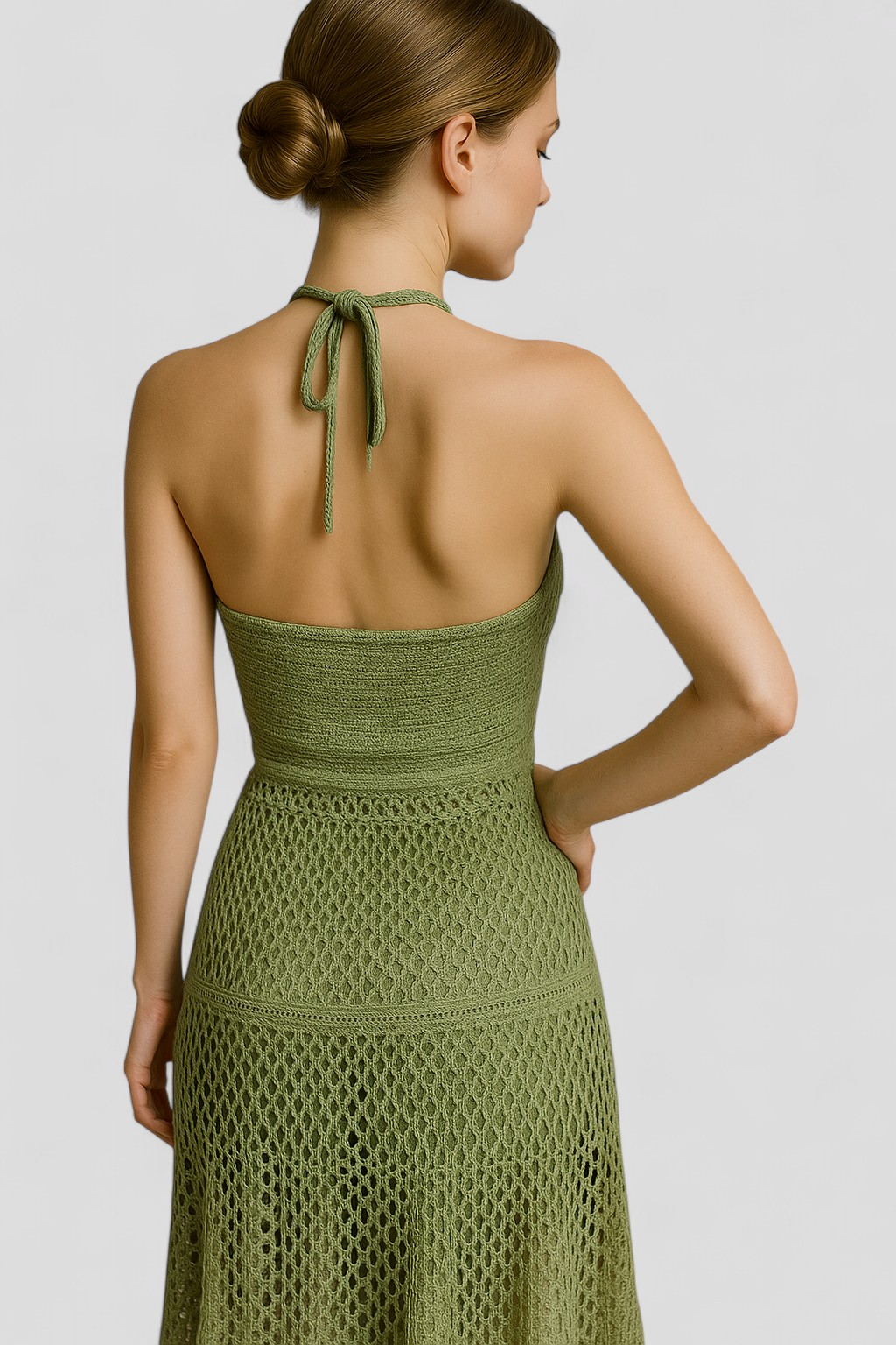 Alva | Abito da Donna Elegante con Applicazioni 3D - - abbigliamento serale abito con applicazioni abito elegante abito sexy design floreale 3D moda sofisticata tunica con scollatura americana vestito da donna vestito estivo vestito per matrimoni - Concept Palermo