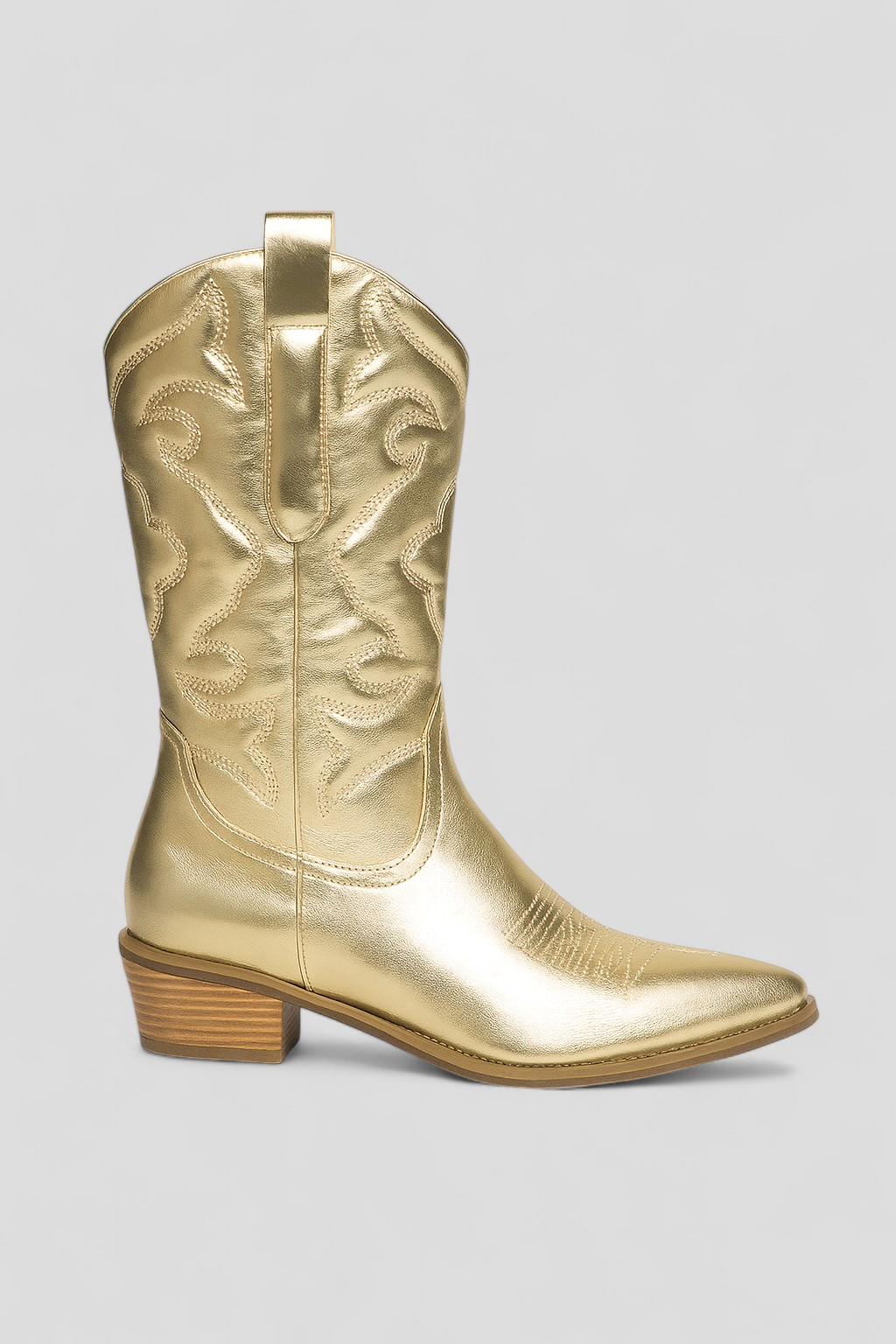 Celina | Stivali Cowboy da Donna in Pelle Eleganti - Oro - calzature formali comfort prolungato design iconico fascino rustico pelle di alta qualità stile Western stivali classici stivali cowboy stivali eleganti versatile outfit - Concept Palermo