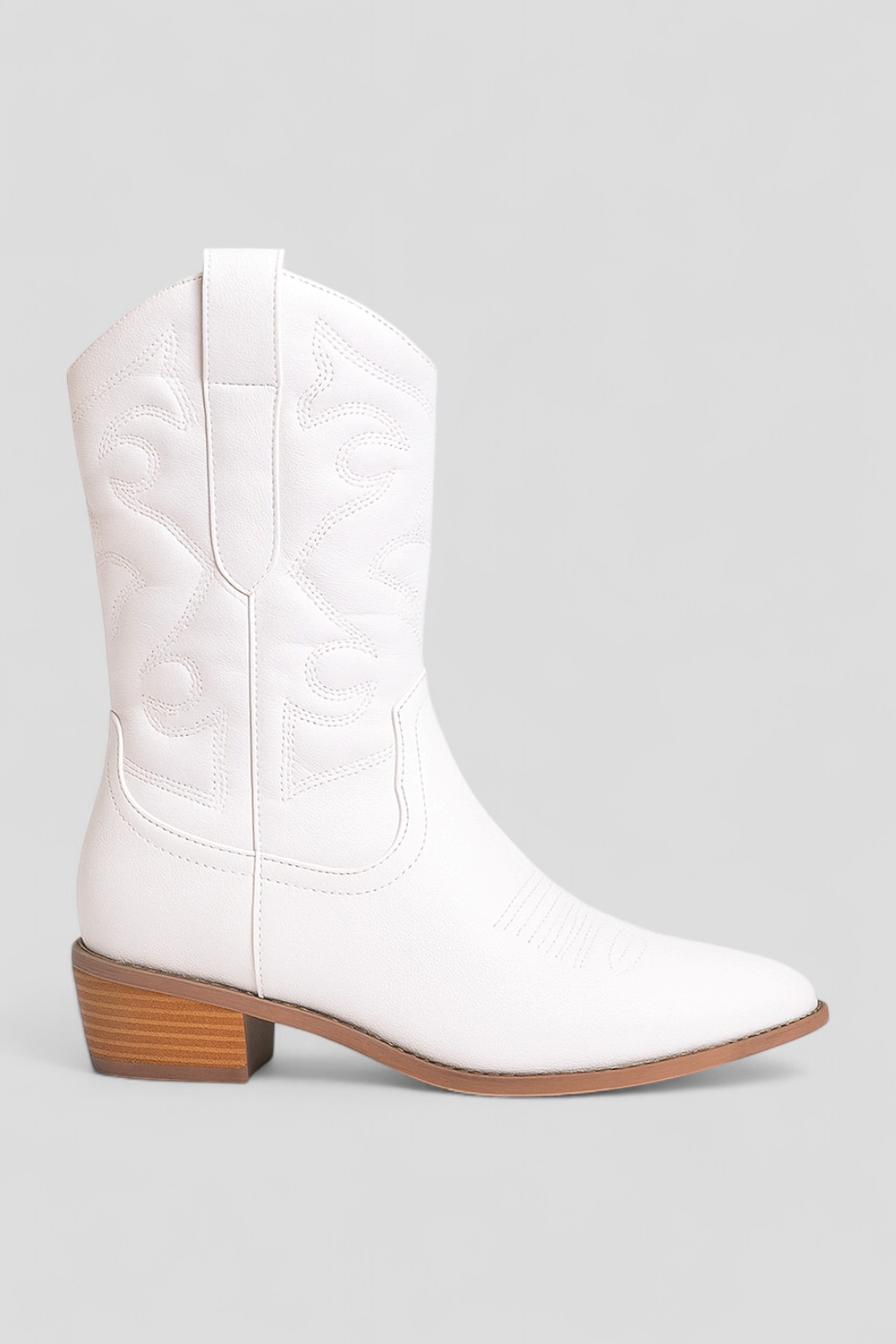 Celina | Stivali Cowboy da Donna in Pelle Eleganti - Bianco - calzature formali comfort prolungato design iconico fascino rustico pelle di alta qualità stile Western stivali classici stivali cowboy stivali eleganti versatile outfit - Concept Palermo