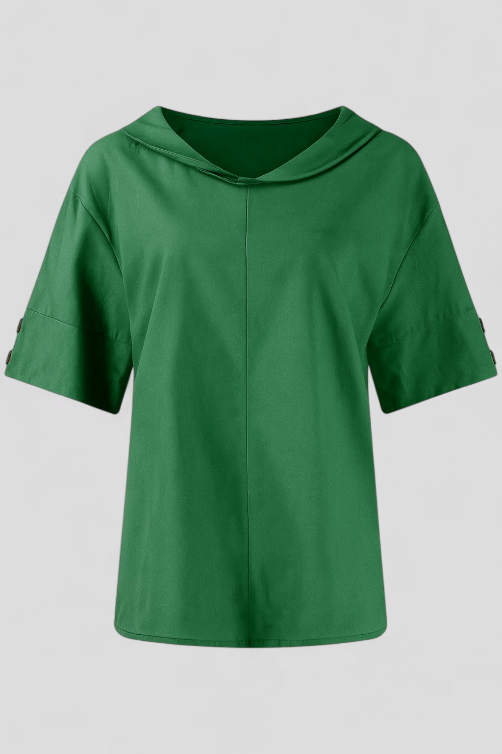 Gema | Blusa Donna Elegante in Lino Leggera - Verde - abbigliamento casual blusa ampia blusa donna estiva blusa in lino maglia traspirante moda donna outfit versatile style chic tessuto naturale top leggero - Concept Palermo