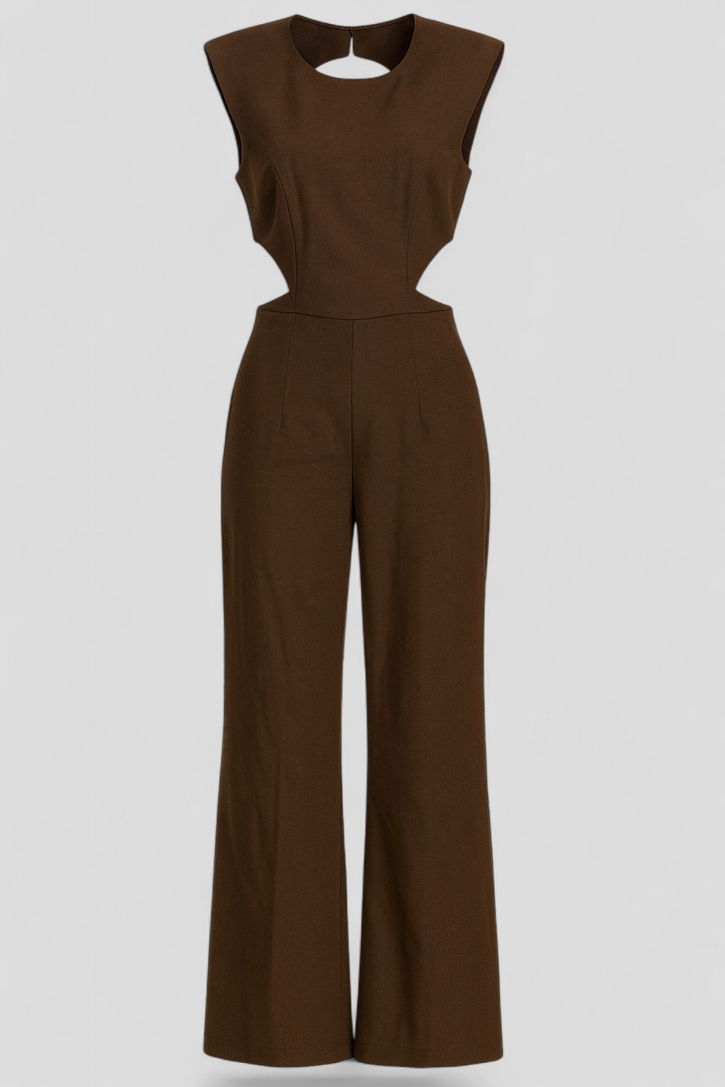 Vanna | Tuta Donna Completa Elegante e Versatile - Marrone - abbigliamento per eventi abbigliamento sensuale moda donna stile moderno tuta casual tuta elegante tuta femminile tuta in poliestere tuta versatile vestibilità comoda - Concept Palermo