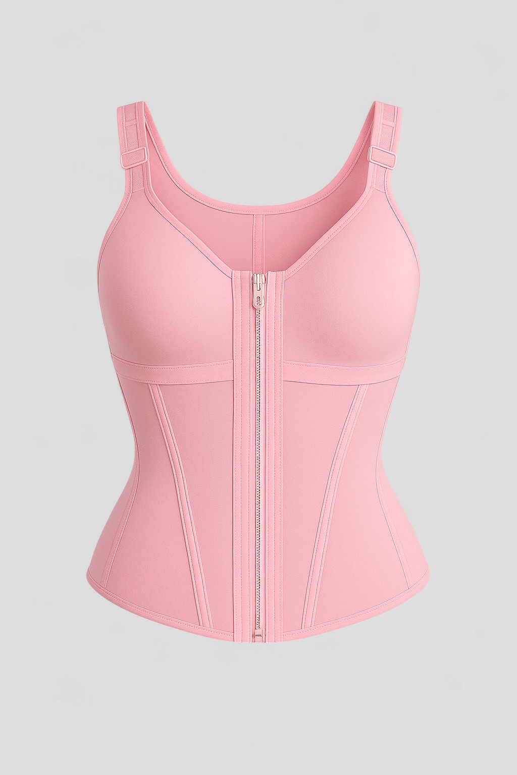 Elda | Corsetto Modellante per Donna - Rosa - abbigliamento modellante abbigliamento per occasioni speciali corsetto in tessuto elastico corsetto modellante corsetto per la silhouette corsetto sexy effetto clessidra perdita di grasso addominale supporto per la schiena taglie S M L XL - Concept Palermo