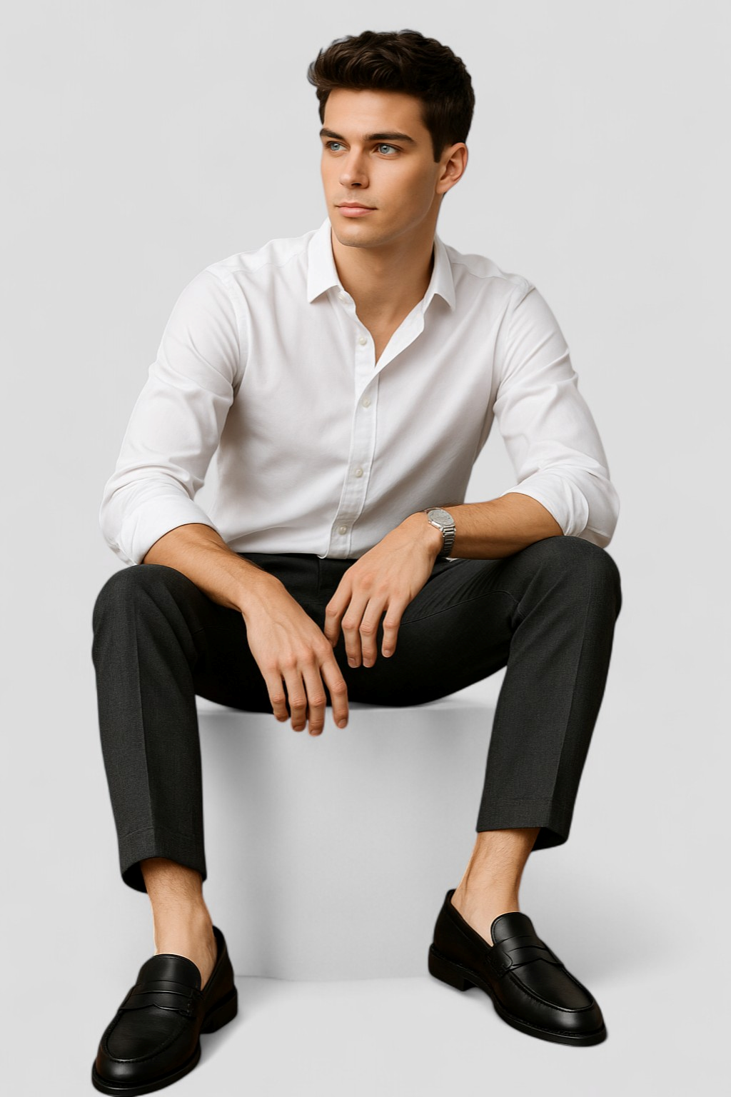 Giacomo | Mocassini Uomo Eleganti in Vera Pelle - - comfort e stile eleganza senza tempo mocassini eleganti mocassini in pelle mocassini marroni e neri moda maschile penny loafer scarpe da uomo scarpe di alta qualità scarpe versatili - Concept Palermo