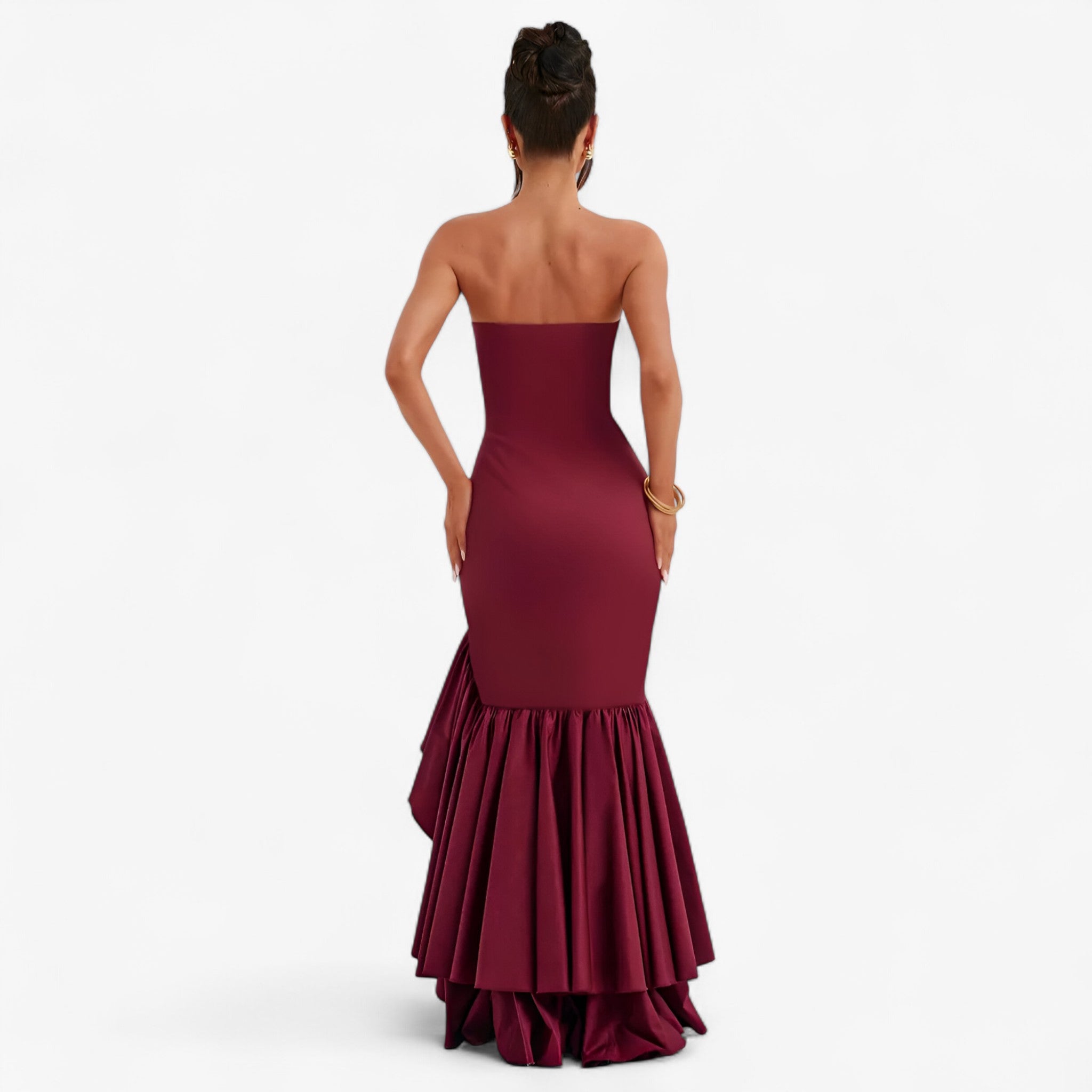 Sofia | Abito senza maniche con volant – Look chic e sicuro di sé - - ALL PRODUCTS EXPORT UAE ALLPRODUCTSOKENDO Backless Dresses Bodycon Dresses bride-to-be Dresses dresses purple dot bundle evening-wear Going Out Dresses goingoutoutfits High Summer maternity Maxi Dresses new holiday dresses Ruched Dresses Student Discount Vacation Dresses Vacay Capsule White White & Black Dresses White Dresses - Concept Palermo