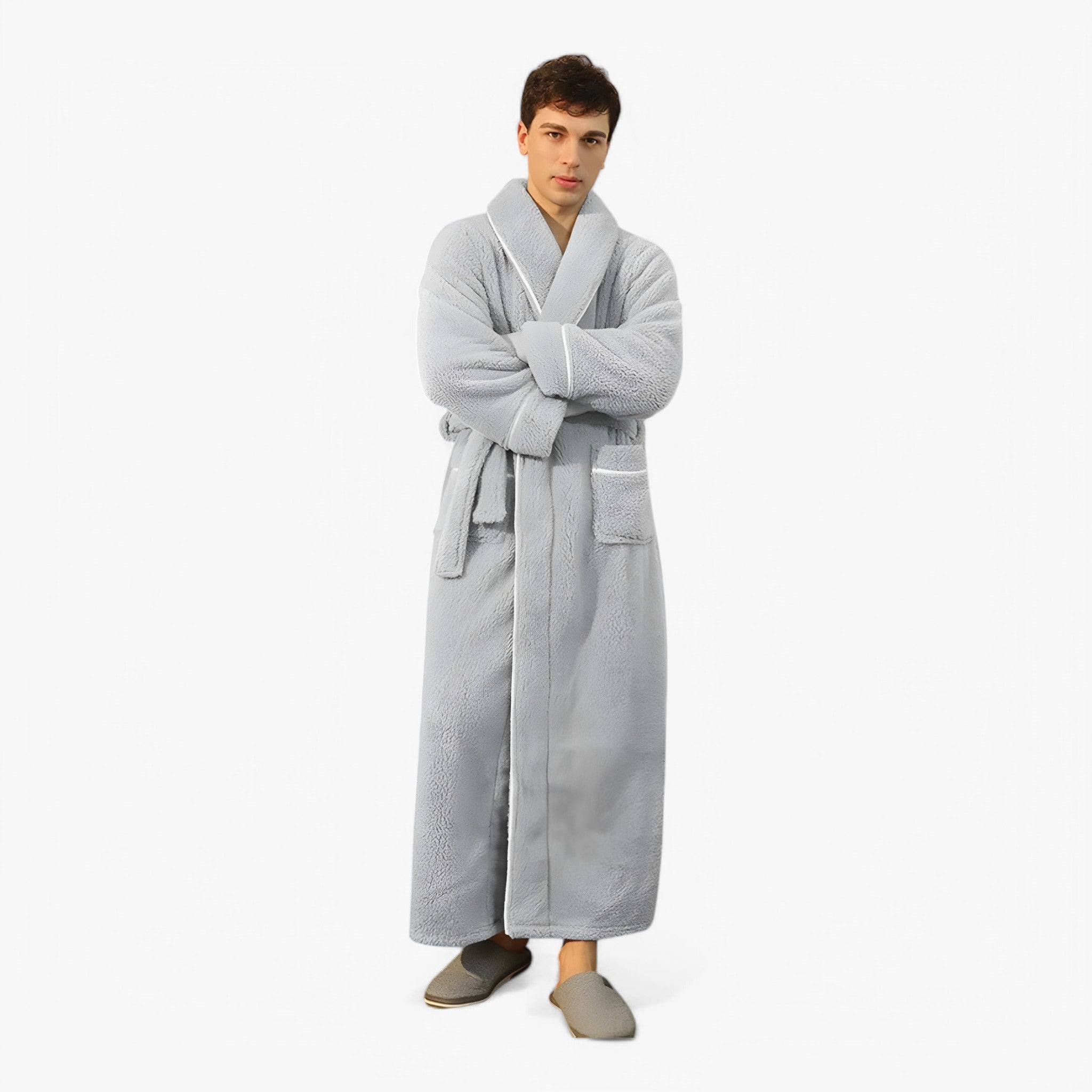Jessy | Accappatoio - Grigio chiaro maschio - Home Decor - Concept Palermo