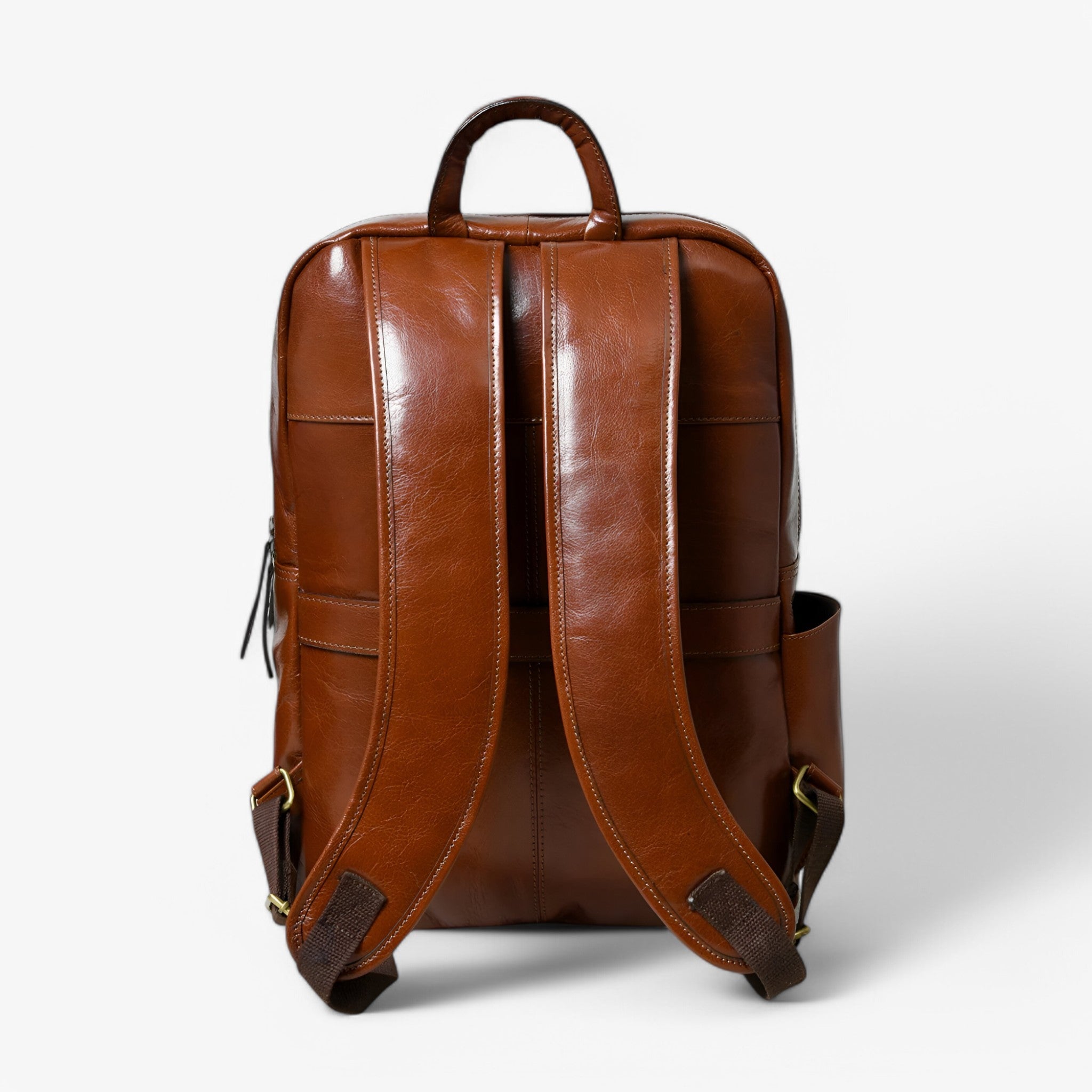Valentino | Zaino di lusso in pelle italiana - Marrone - - - Concept Palermo