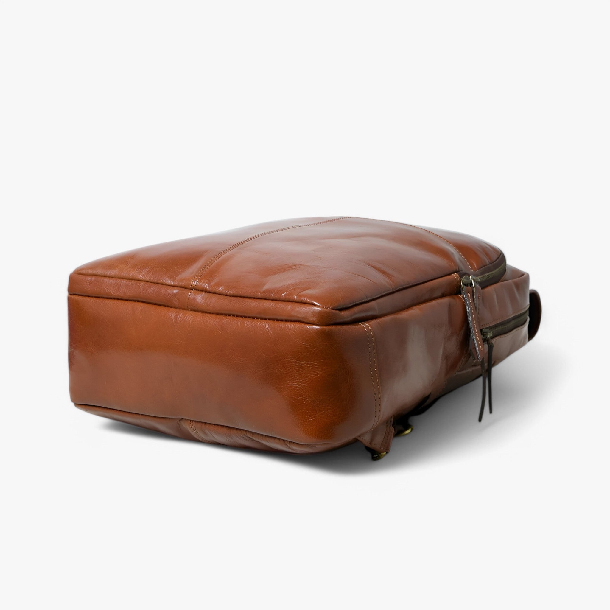 Valentino | Zaino di lusso in pelle italiana - Marrone - - - Concept Palermo