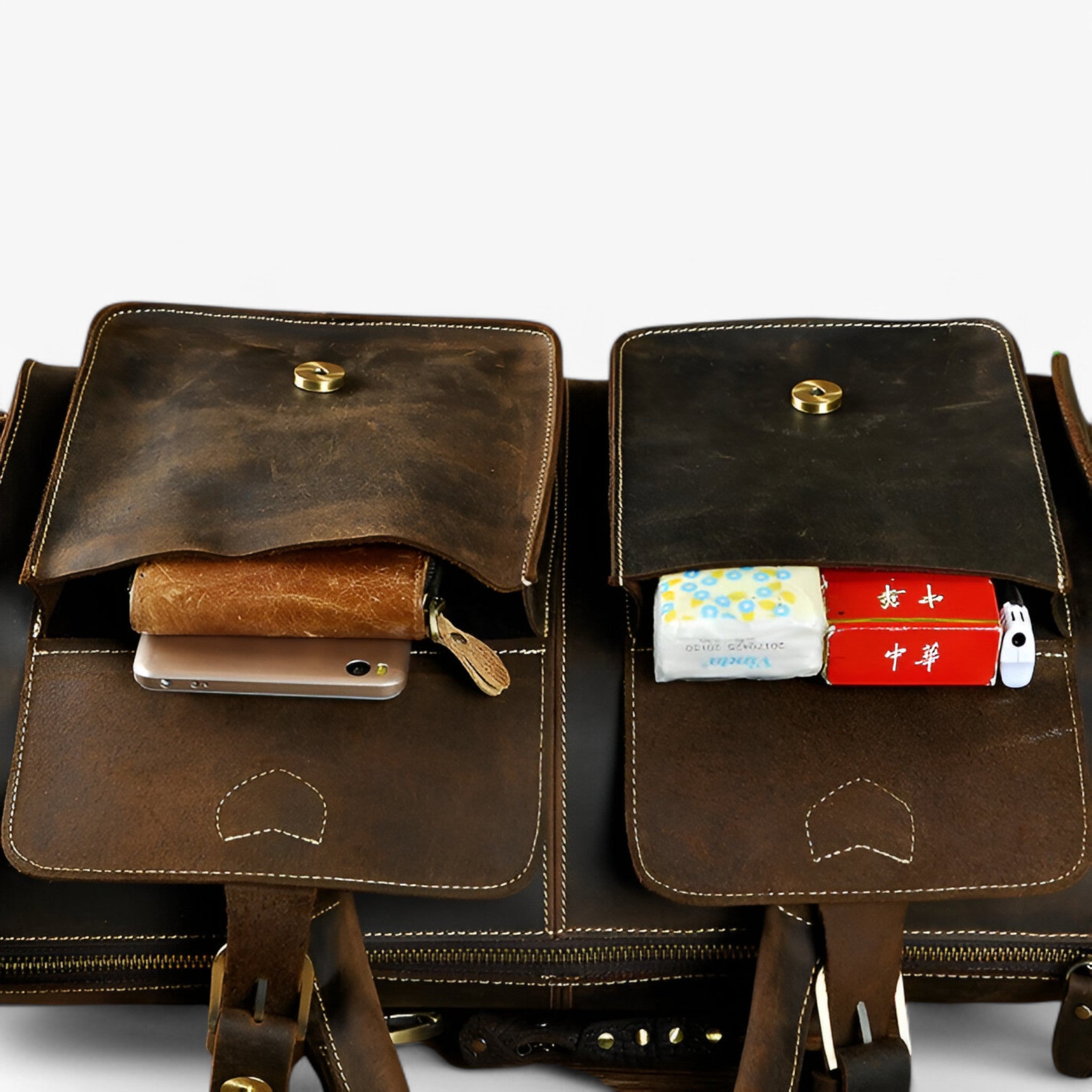 Leon | Valigetta in Autentica Pelle Vintage - - - Concept Palermo