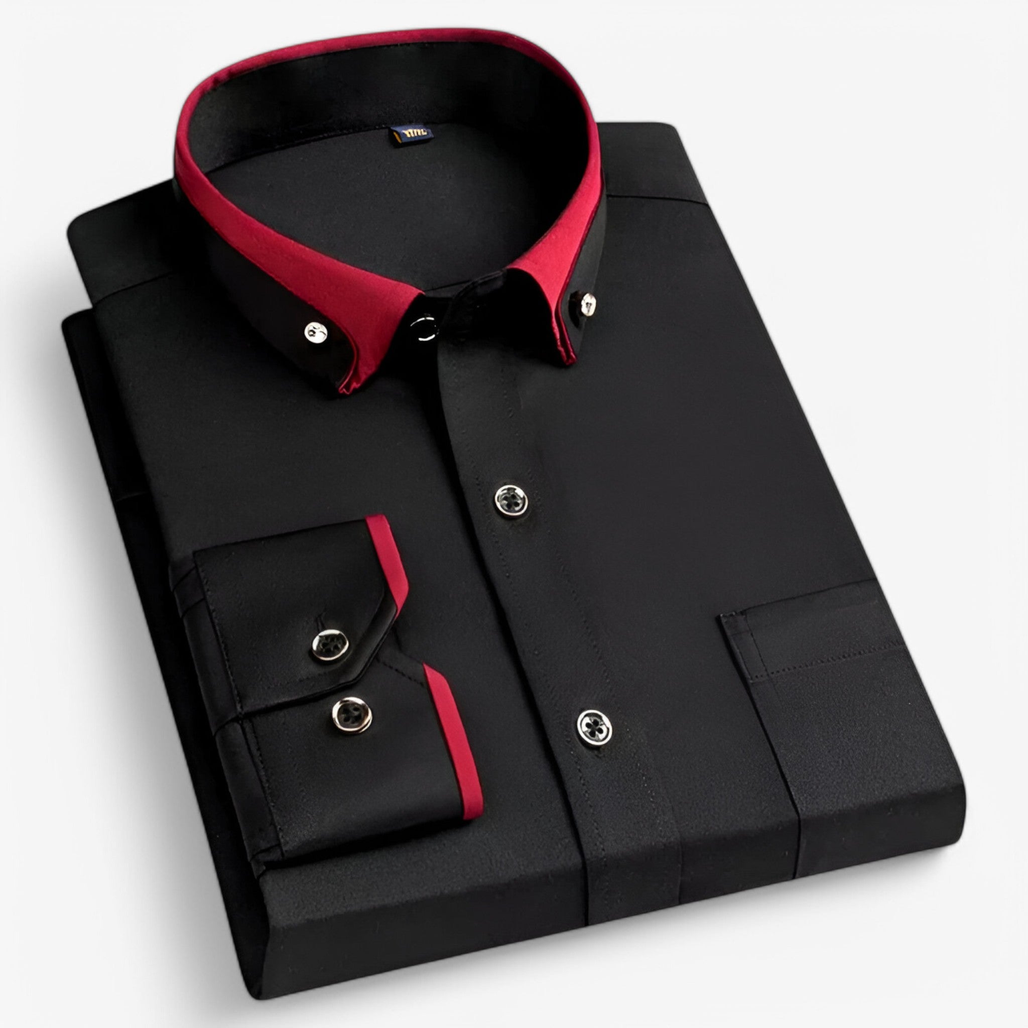 Luke | Camicia formale - Elegante e confortevole - Nero - Ny Nye Ankomster Udsalg - Concept Palermo